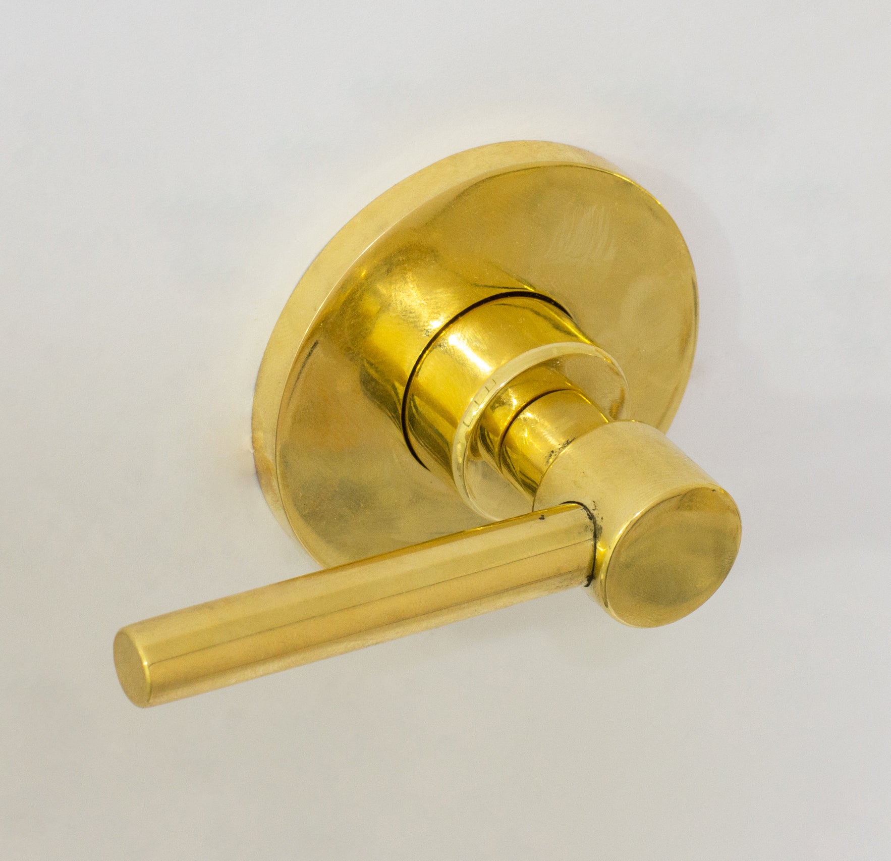 Unlacquered Solid Brass Wall Mounted Bathroom Vessel Sink Faucet, Antique Basin Vanity Faucet