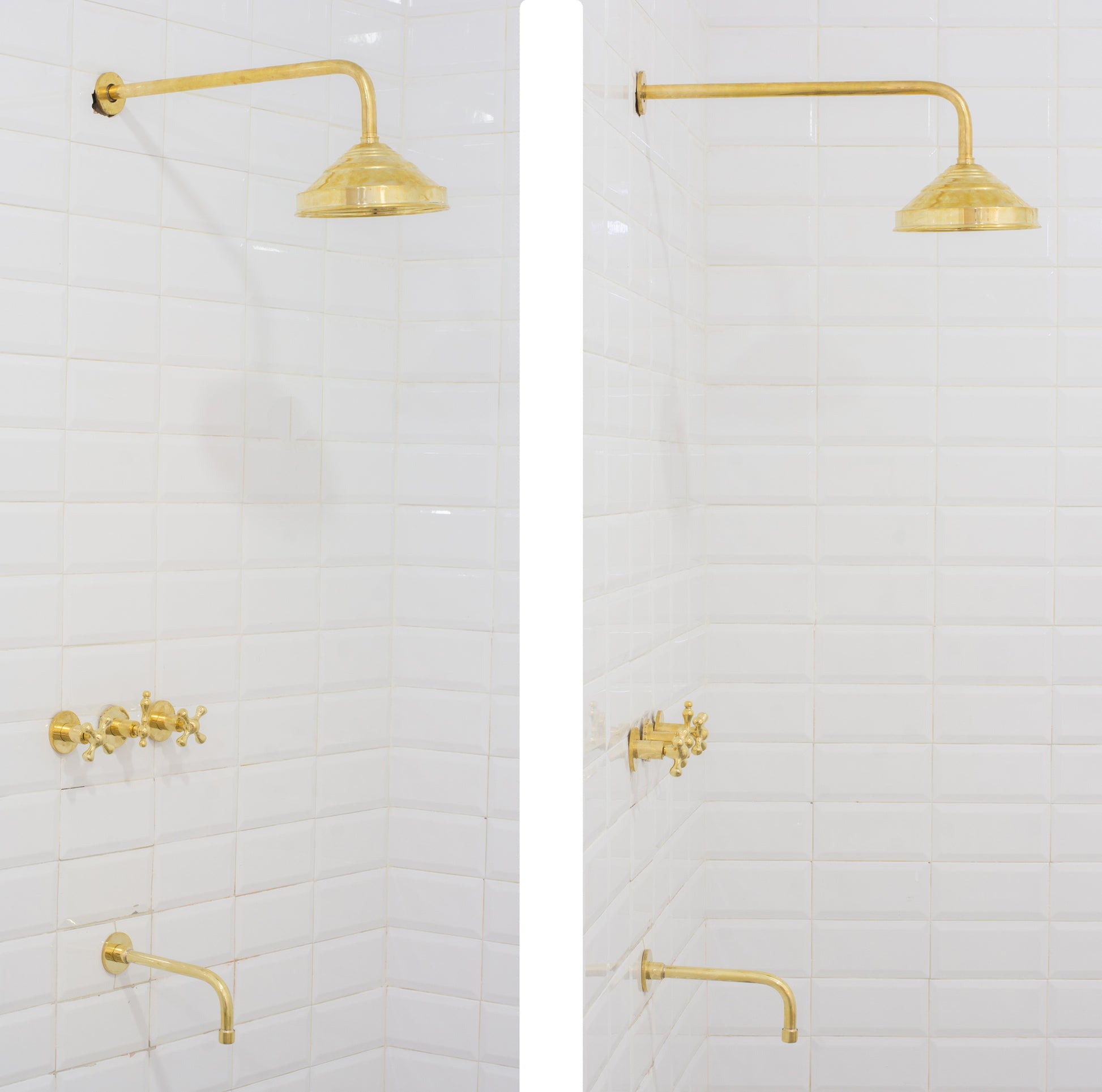Antique Brass Shower Fixtures – Brass Shower Set