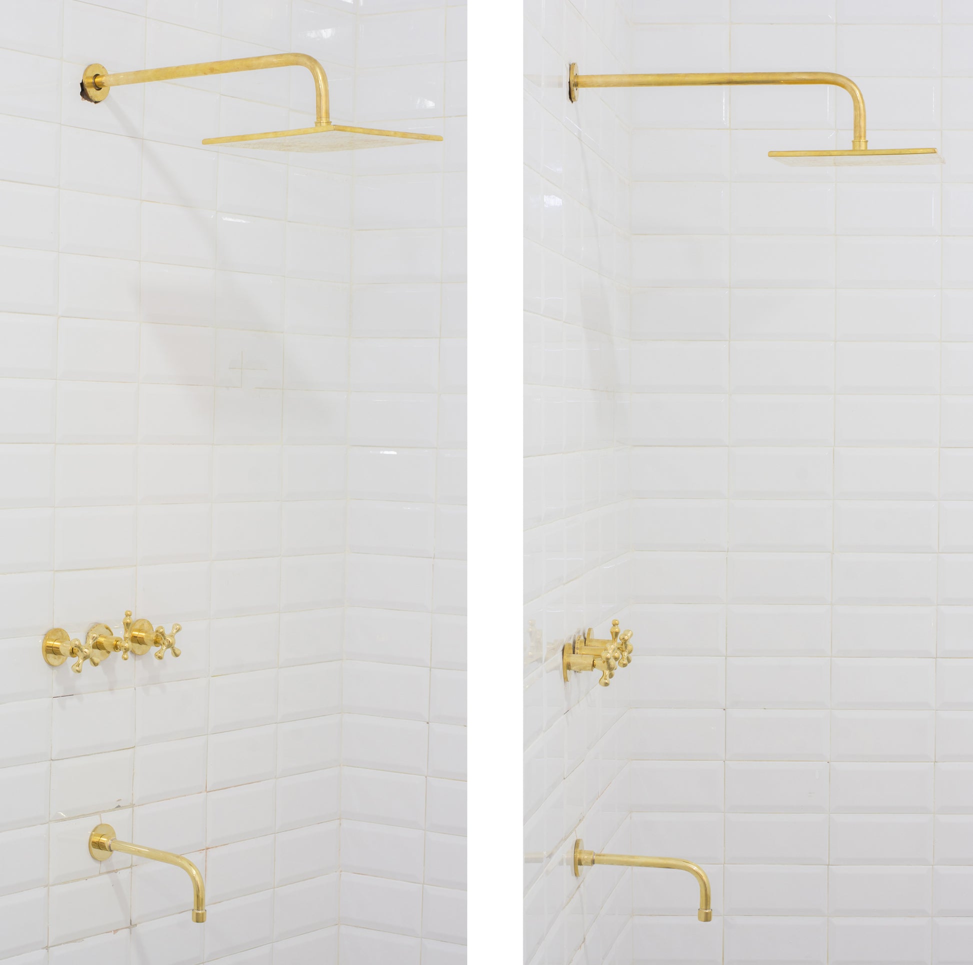 Antique Brass Shower Fixtures – Brass Shower Set