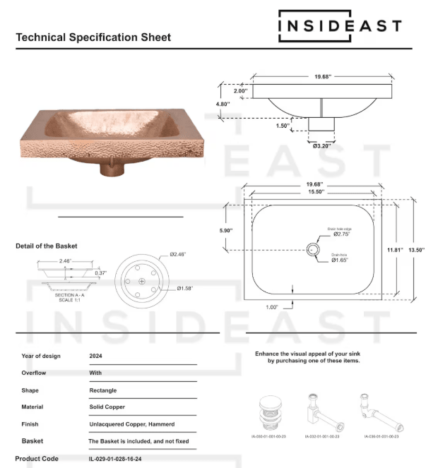 Custom order: Keltoum - Insideast