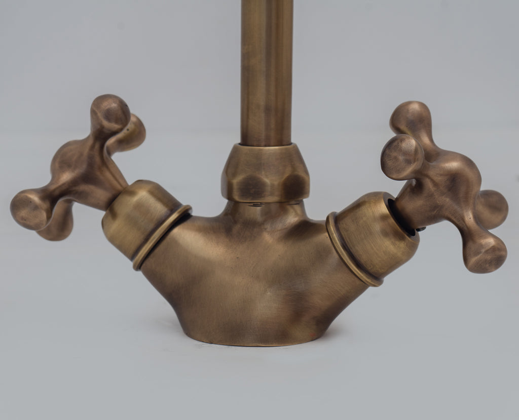 Oil Rubbed Bronze Single Hole Faucet, Antique Bronze Bathroom Sink Faucet