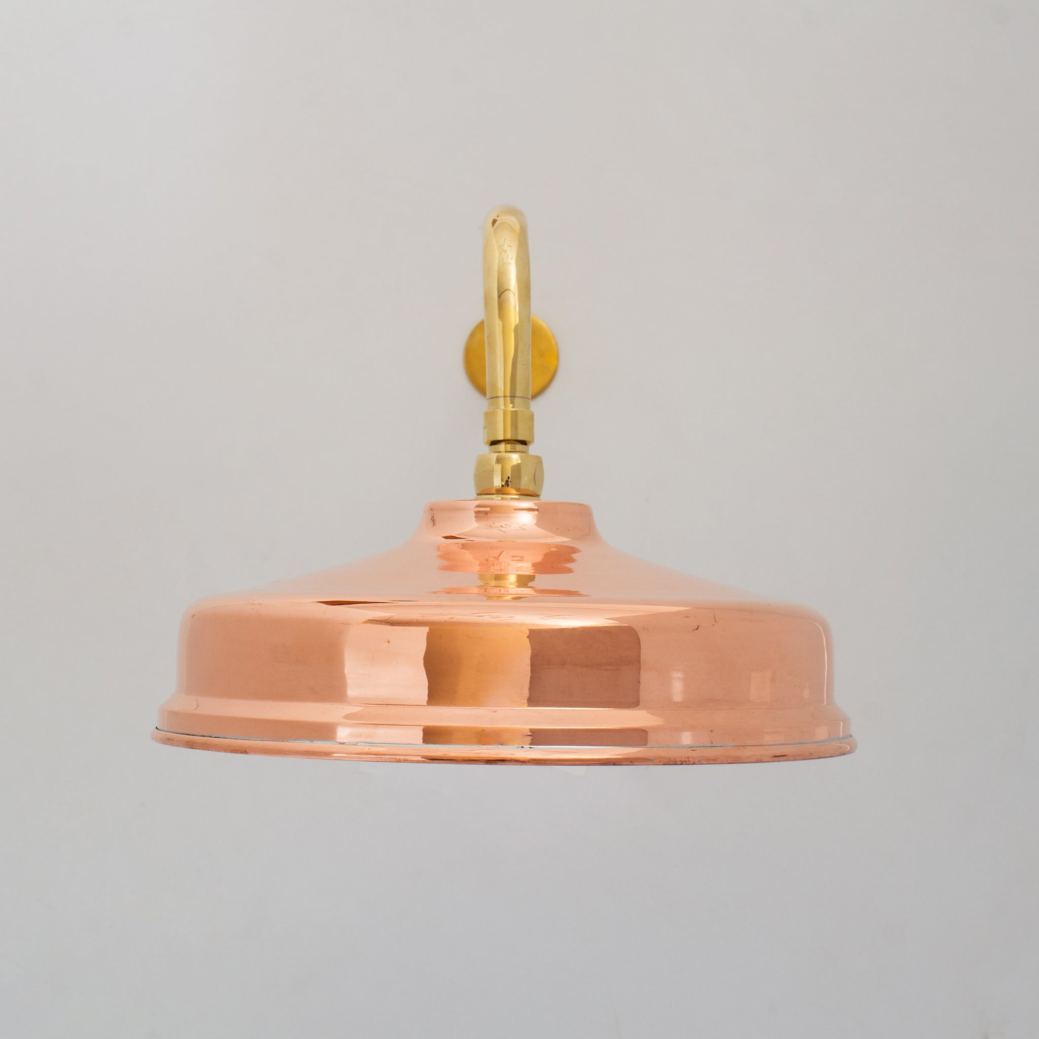 Unlacquered Copper Rain Shower Head | 12" Round