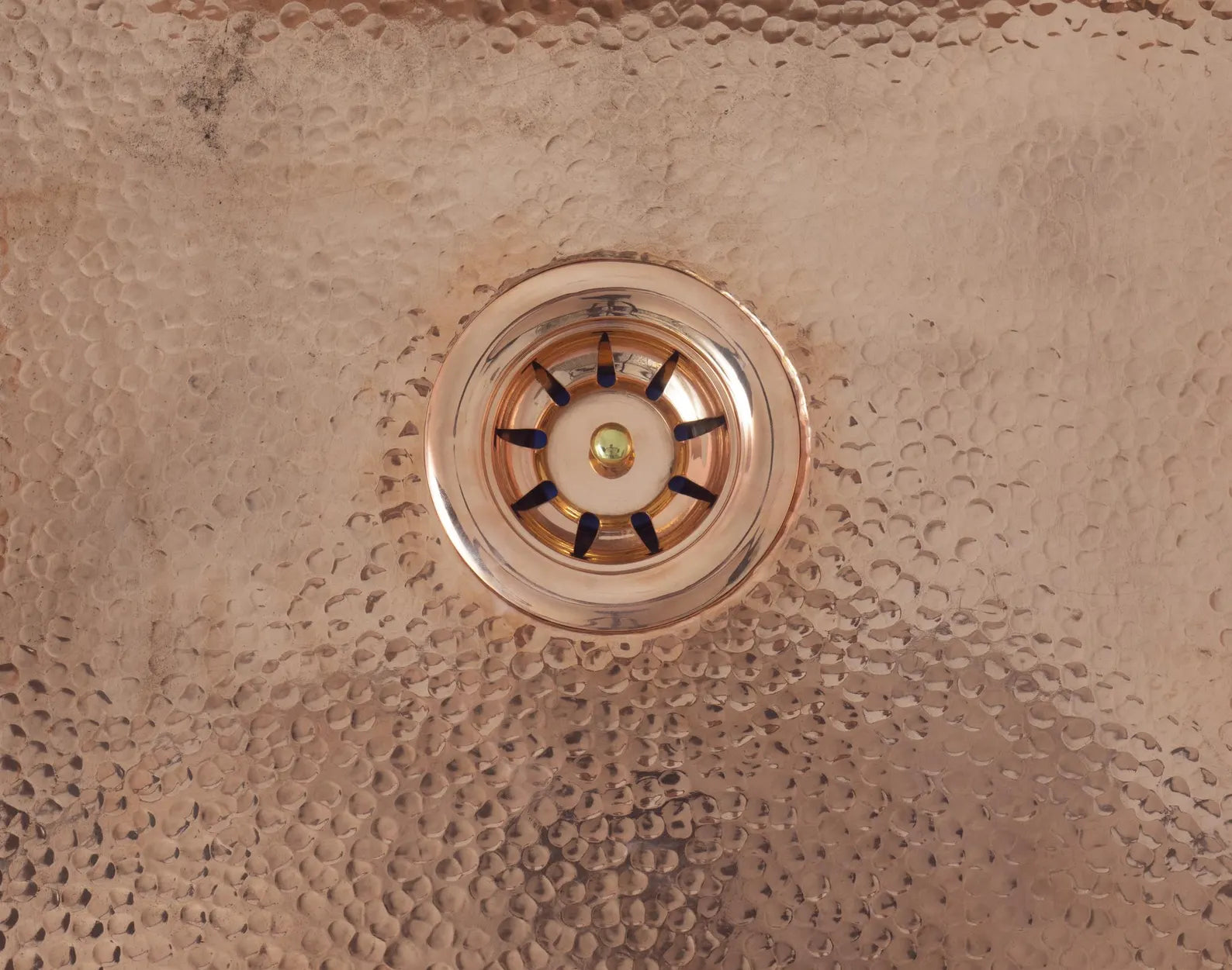 Solid Copper Undermount Hammered Sink, Copper Bar Sink Square, Copper Farmhouse Sink