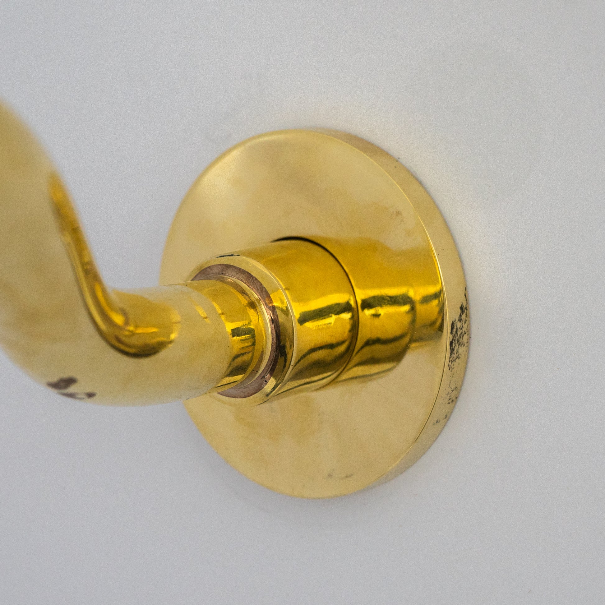Antique Brass Tub Filler, Wall Mount Solid Brass Tub Faucet
