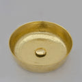 Unlacquered Hammered Brass Countertop Washbasin, Solid Brass Bathroom Vessel Sink
