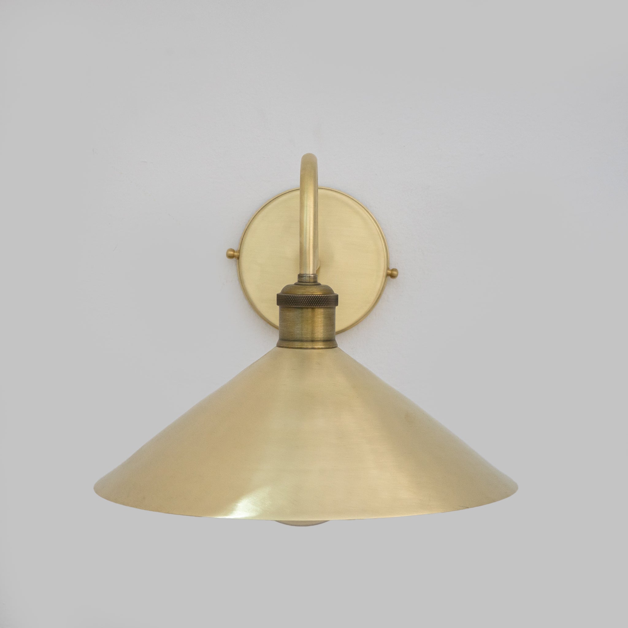 Brushed Brass Hallway Sconce, Wall Mount Lamp, Sconce Lighting Fixture