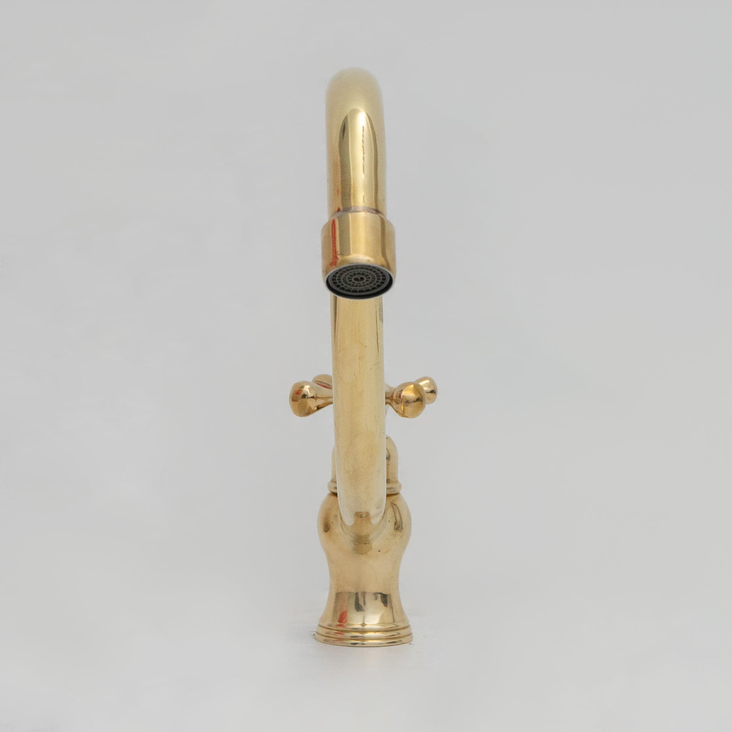 Solid Brass Single Hole Cold Faucet, Kitchen Sink Single Handle Faucet