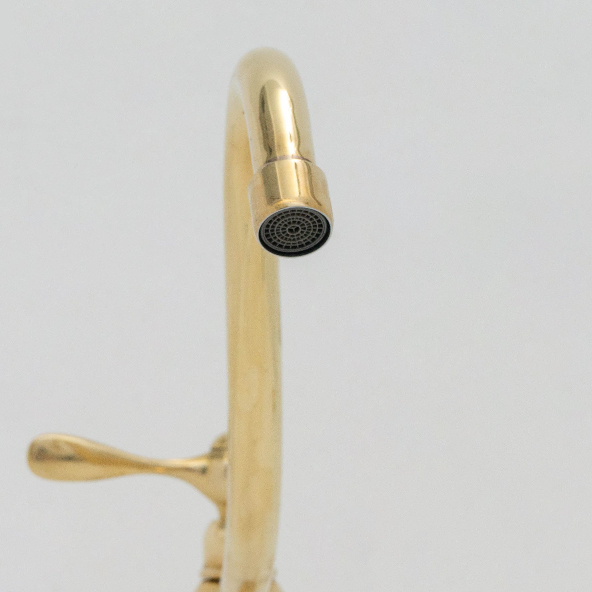 Solid Brass Single Hole Cold Faucet, Kitchen Sink Single Handle Faucet