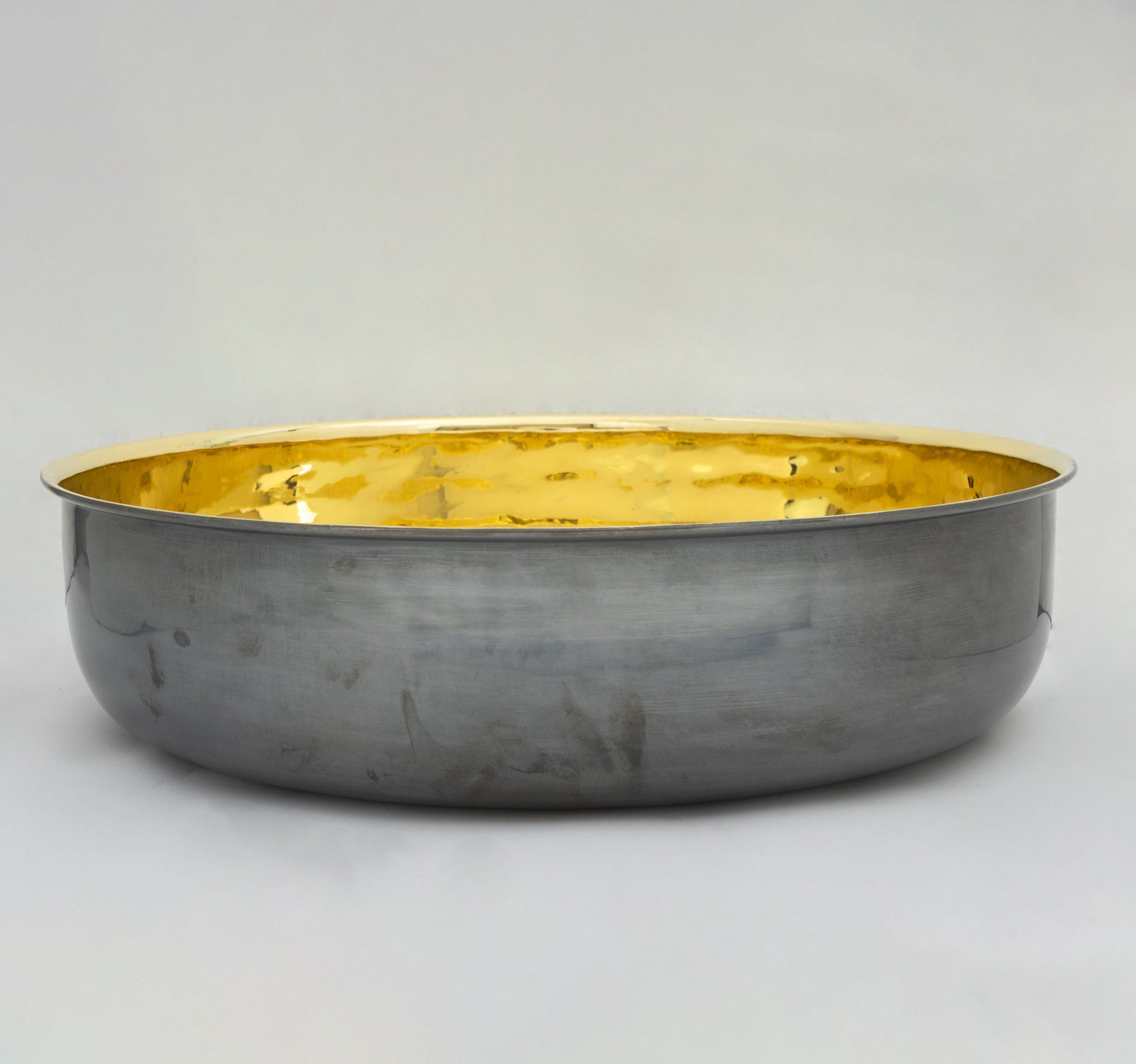Oil Rubbed Bronze Brass Countertop Vessel Sink, Brass Bathroom Round Basin Sink