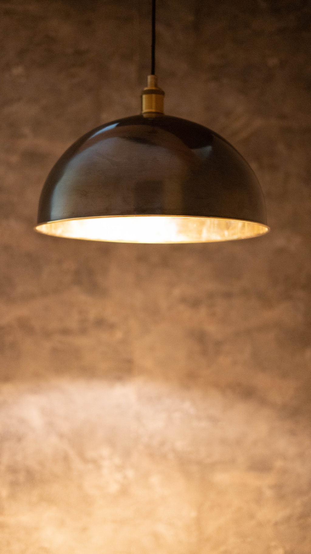 Antique Bronze Pendant Light, Bronze Dome Pendant, Antique Ceiling Lampshade