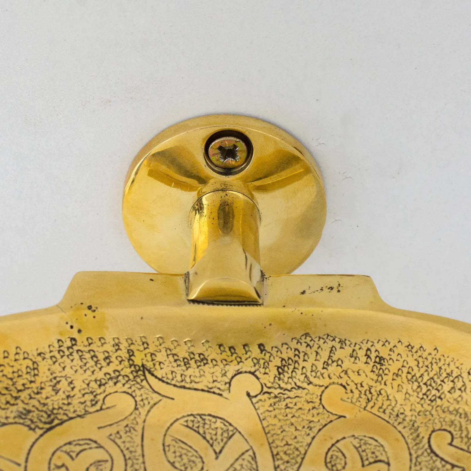 Solid Brass Shower Soap Holder Bathroom Hardware,  Engraved Wall Mounted Soap Dish