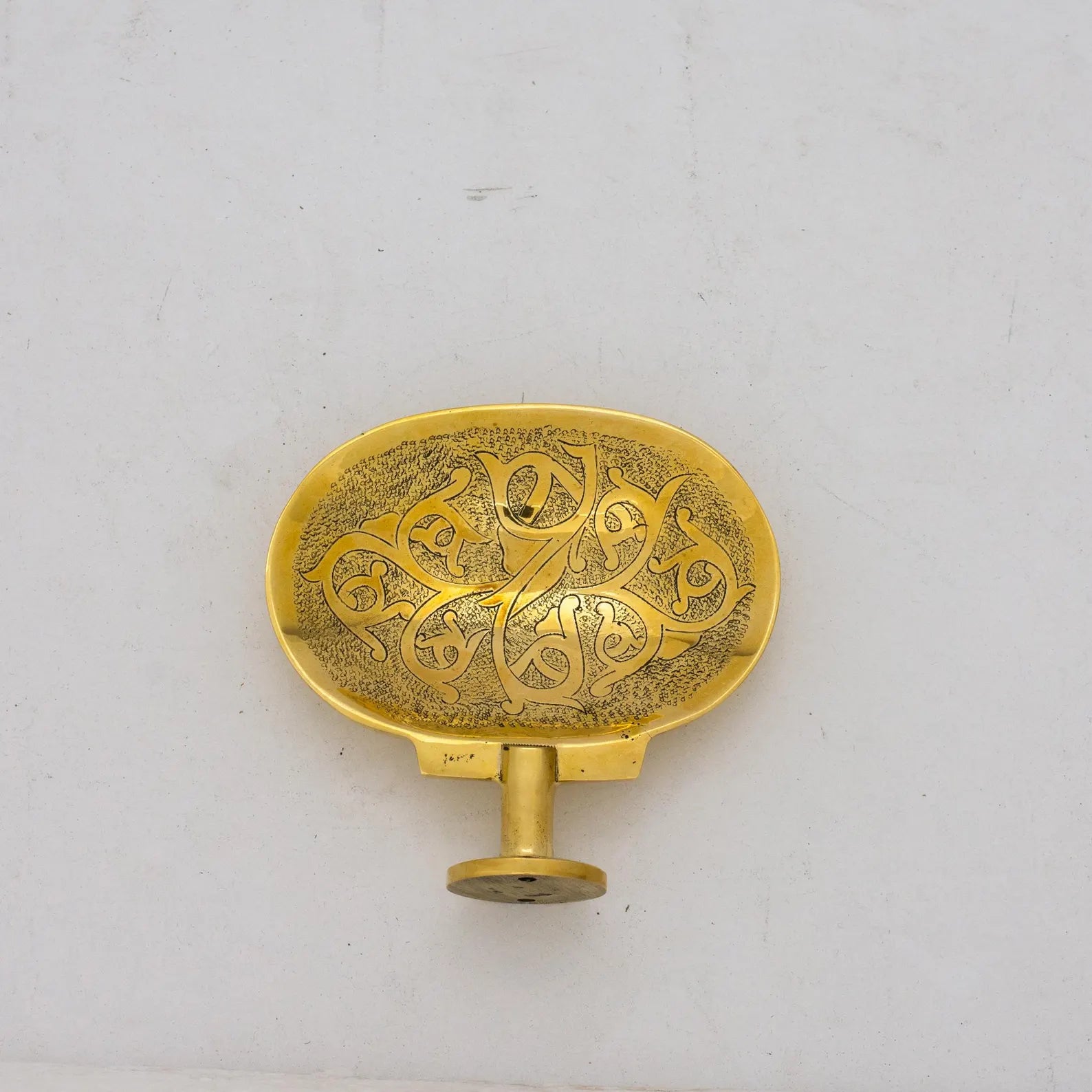 Solid Brass Shower Soap Holder Bathroom Hardware,  Engraved Wall Mounted Soap Dish