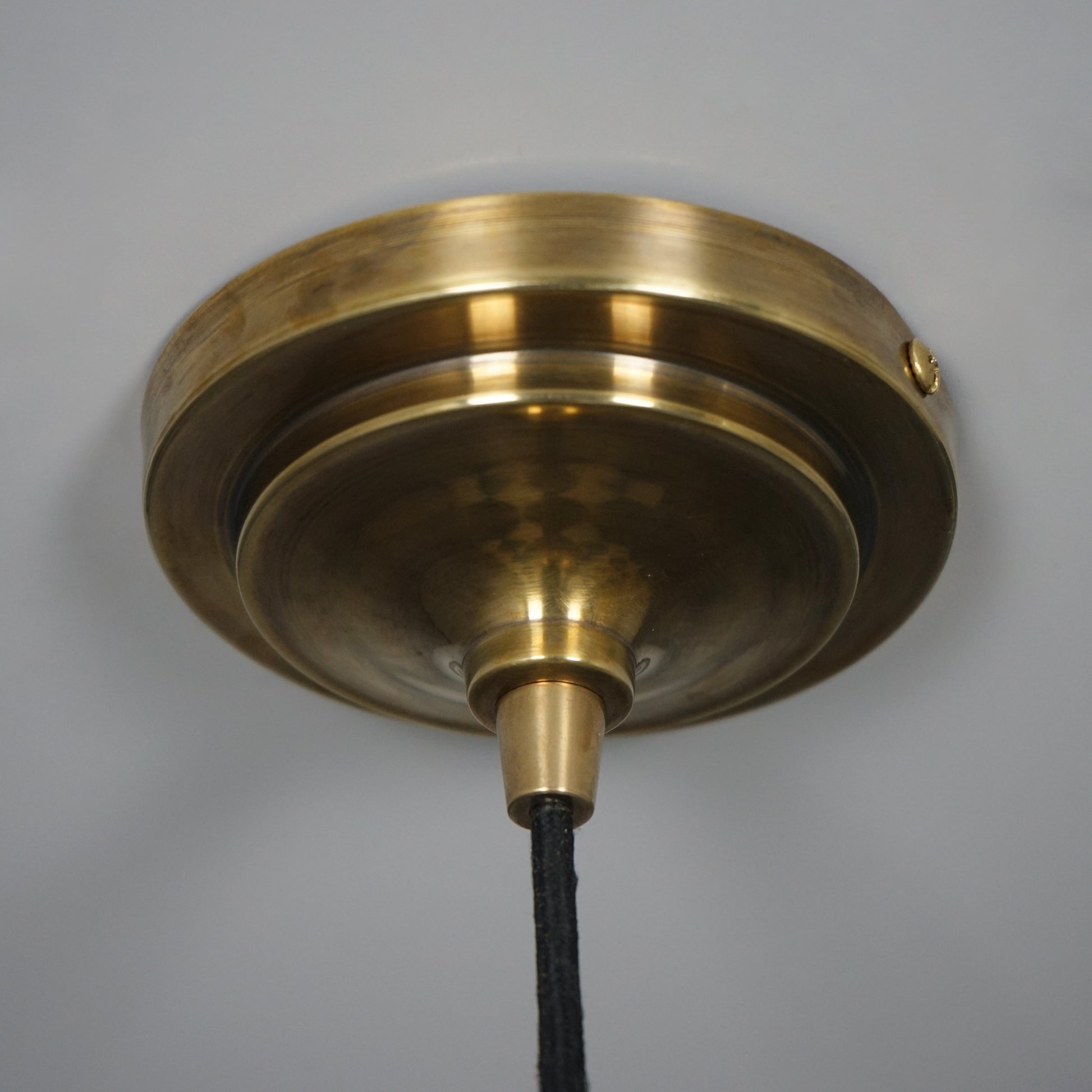 Hammered Bronze Finish Bowl Plate Pendant Light, Solid Brass Ceiling Light