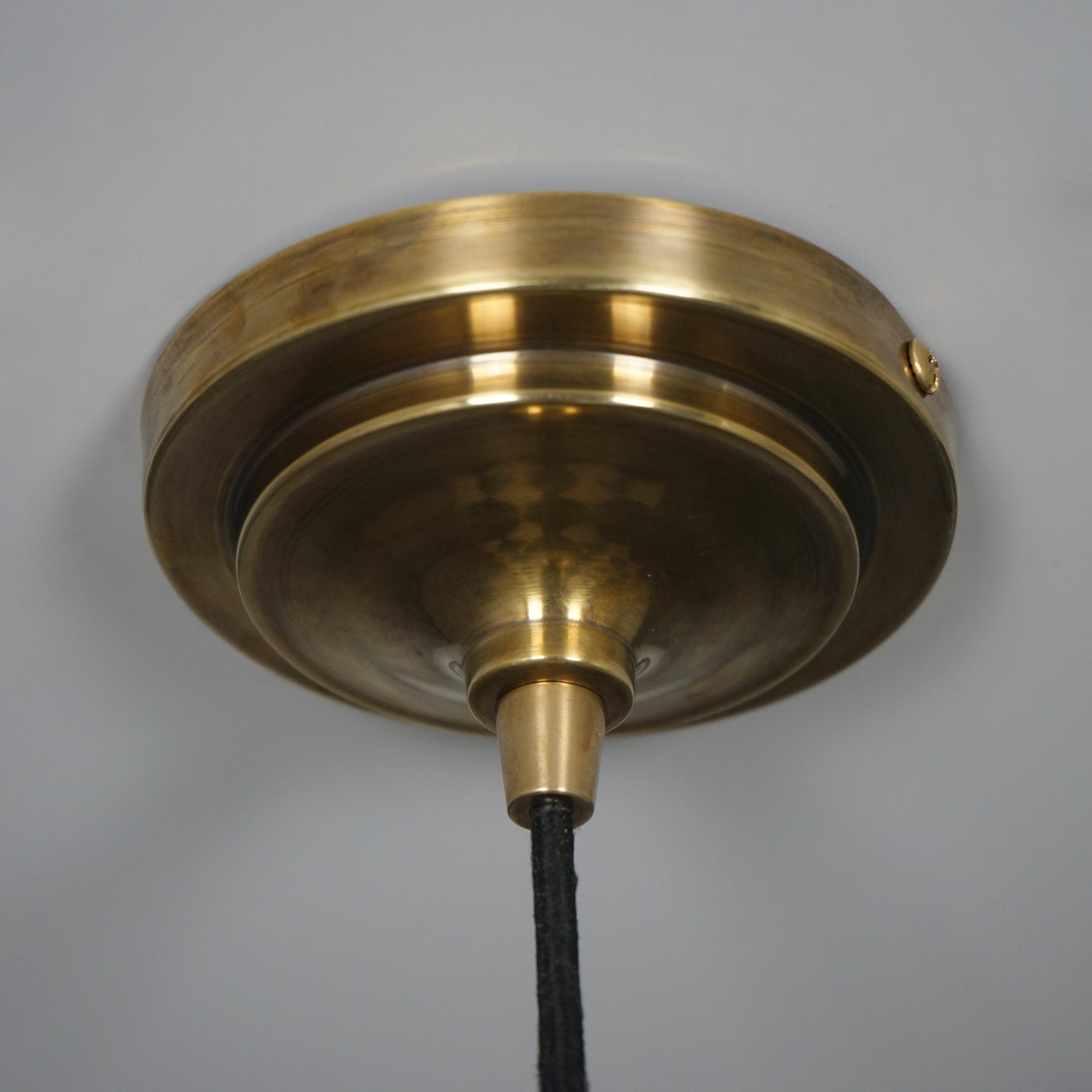Hammered Bronze Finish Bowl Plate Pendant Light, Solid Brass Ceiling Light