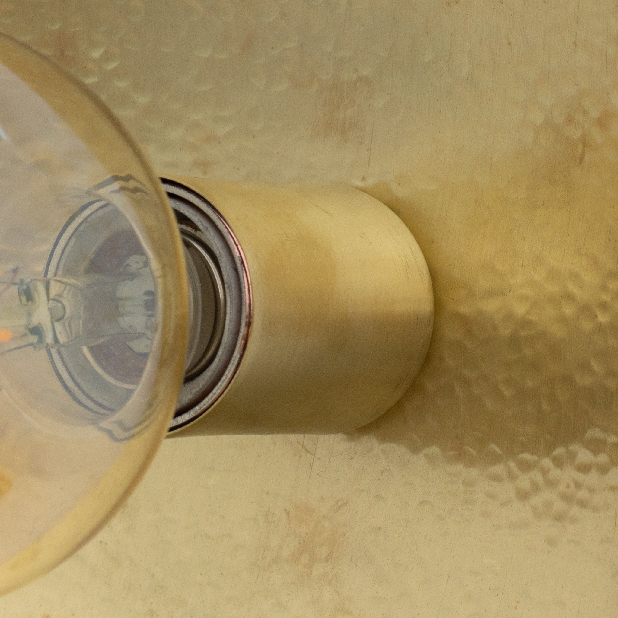 Smooth Hammered Brass Wall Sconce, Vanity Wall Lamp, Wall Light, Sconce Fixture, Wall Mount Light