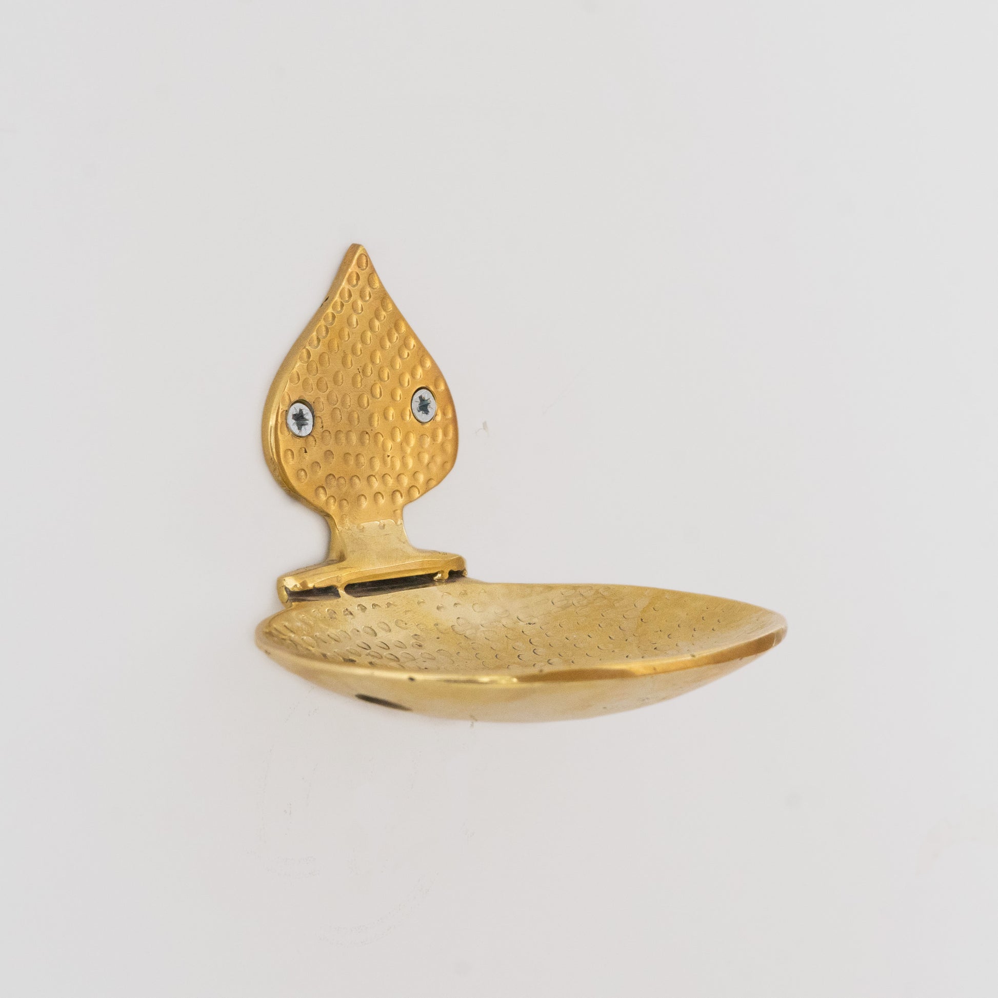 Unlacquered brass Soap Dish, Hammered Brass Soap Holder, Shower Soap Holder