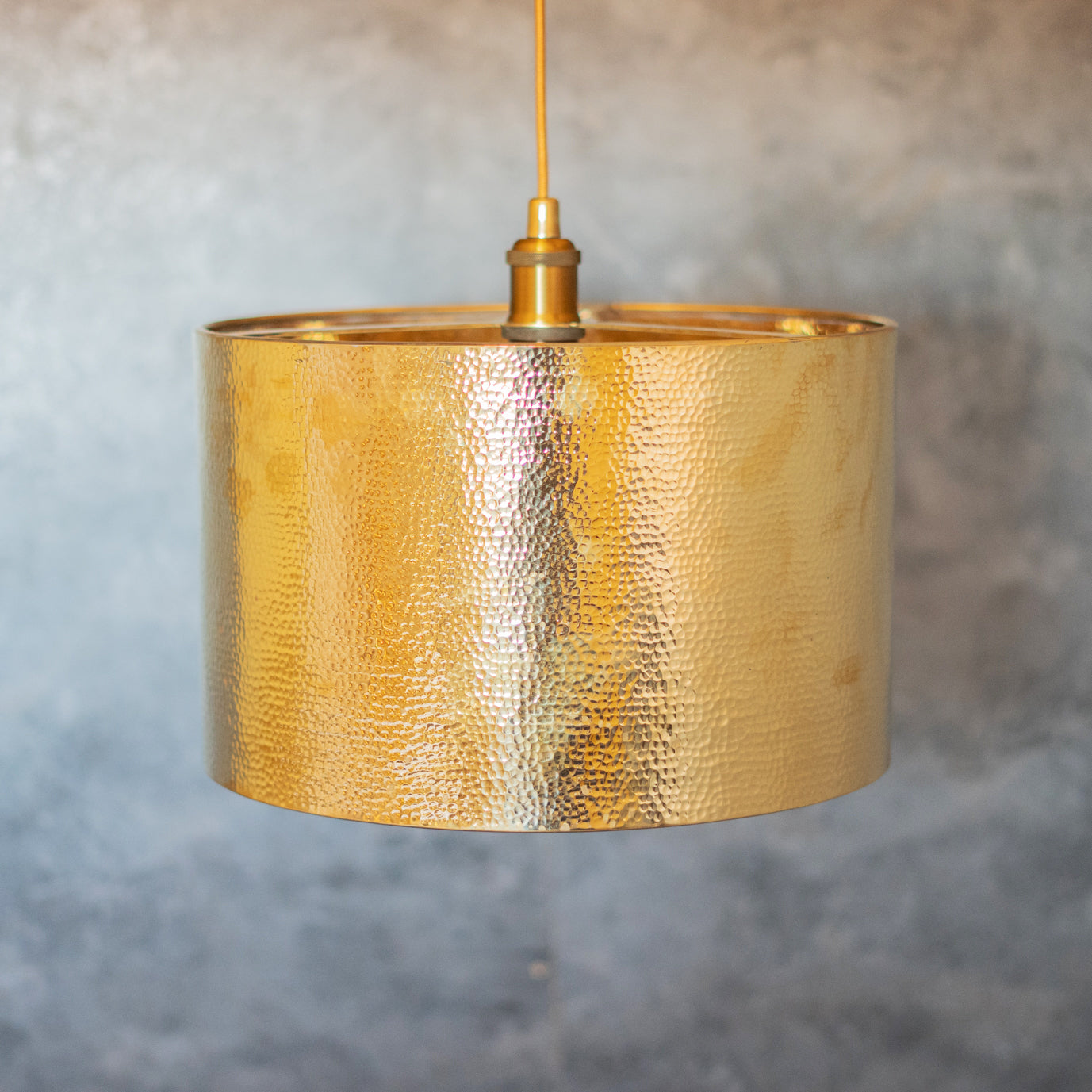Cylinder Pendant Over Dining Table