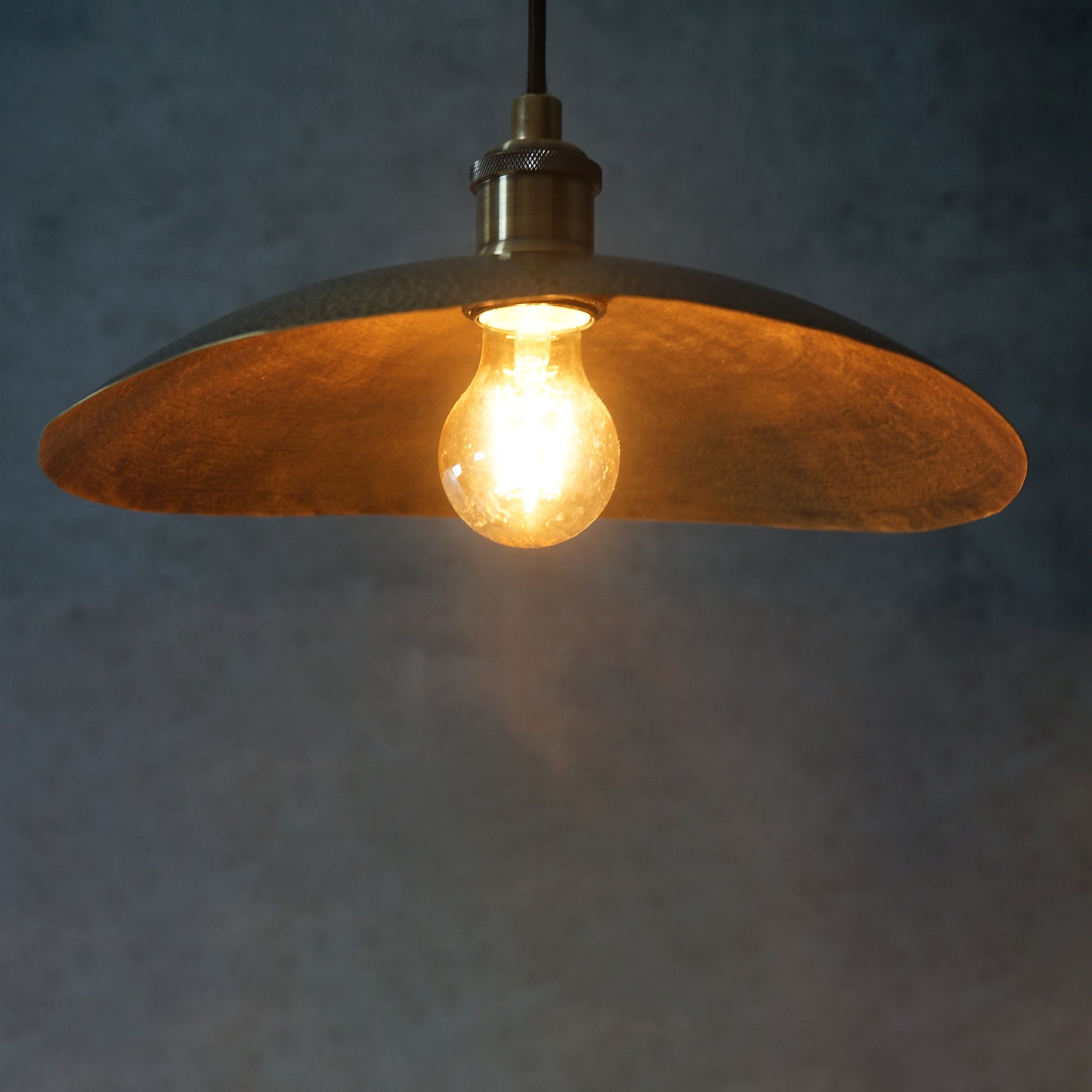 Bowl Pendant Over Dining Table