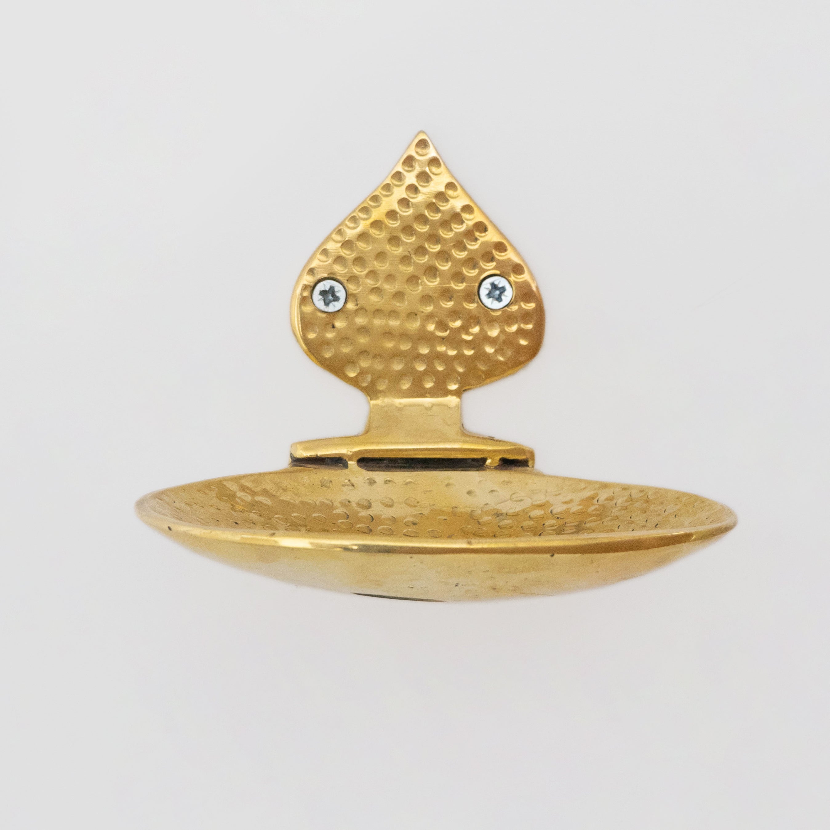 Unlacquered brass Soap Dish, Hammered Brass Soap Holder, Shower Soap Holder