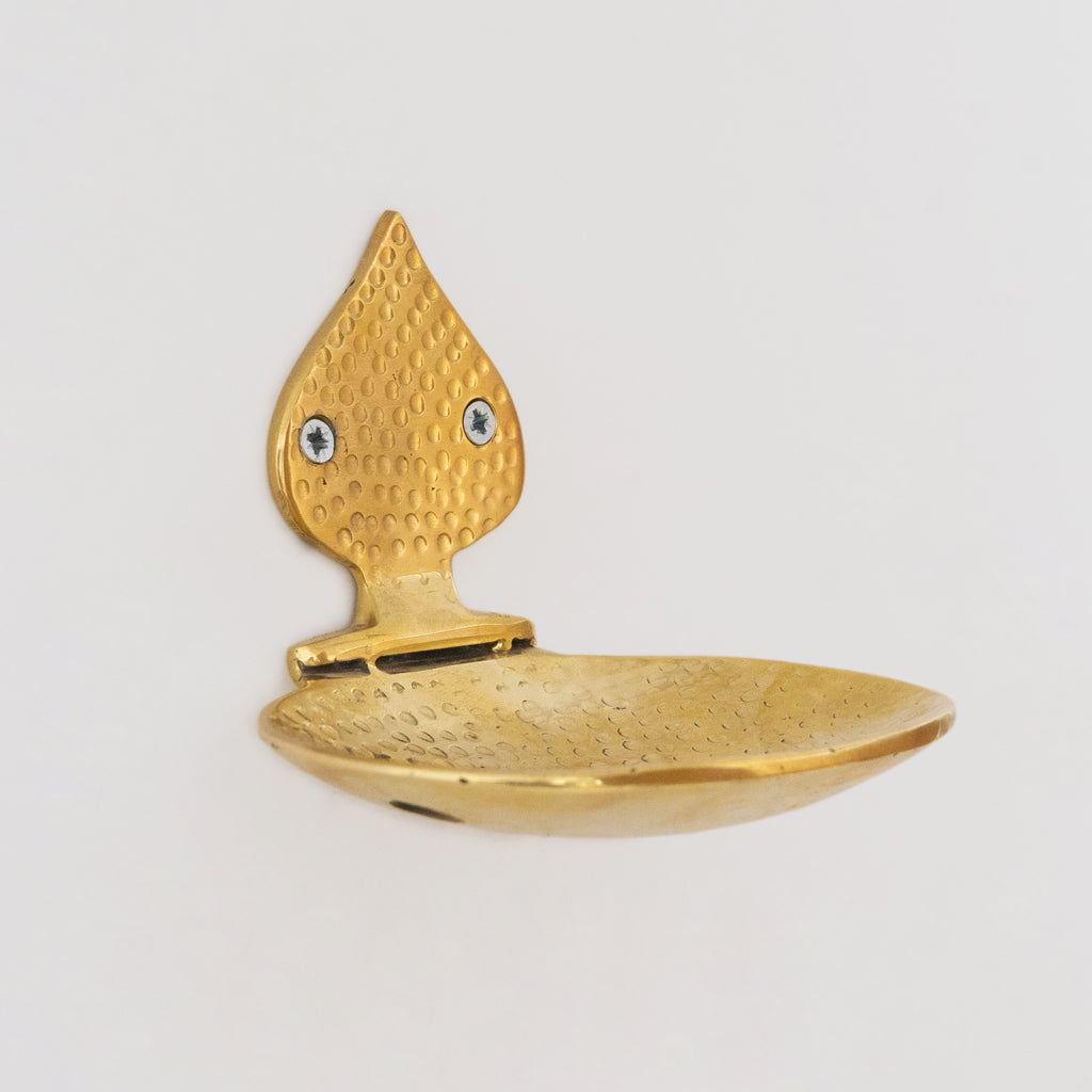 Unlacquered brass Soap Dish, Hammered Brass Soap Holder, Shower Soap Holder