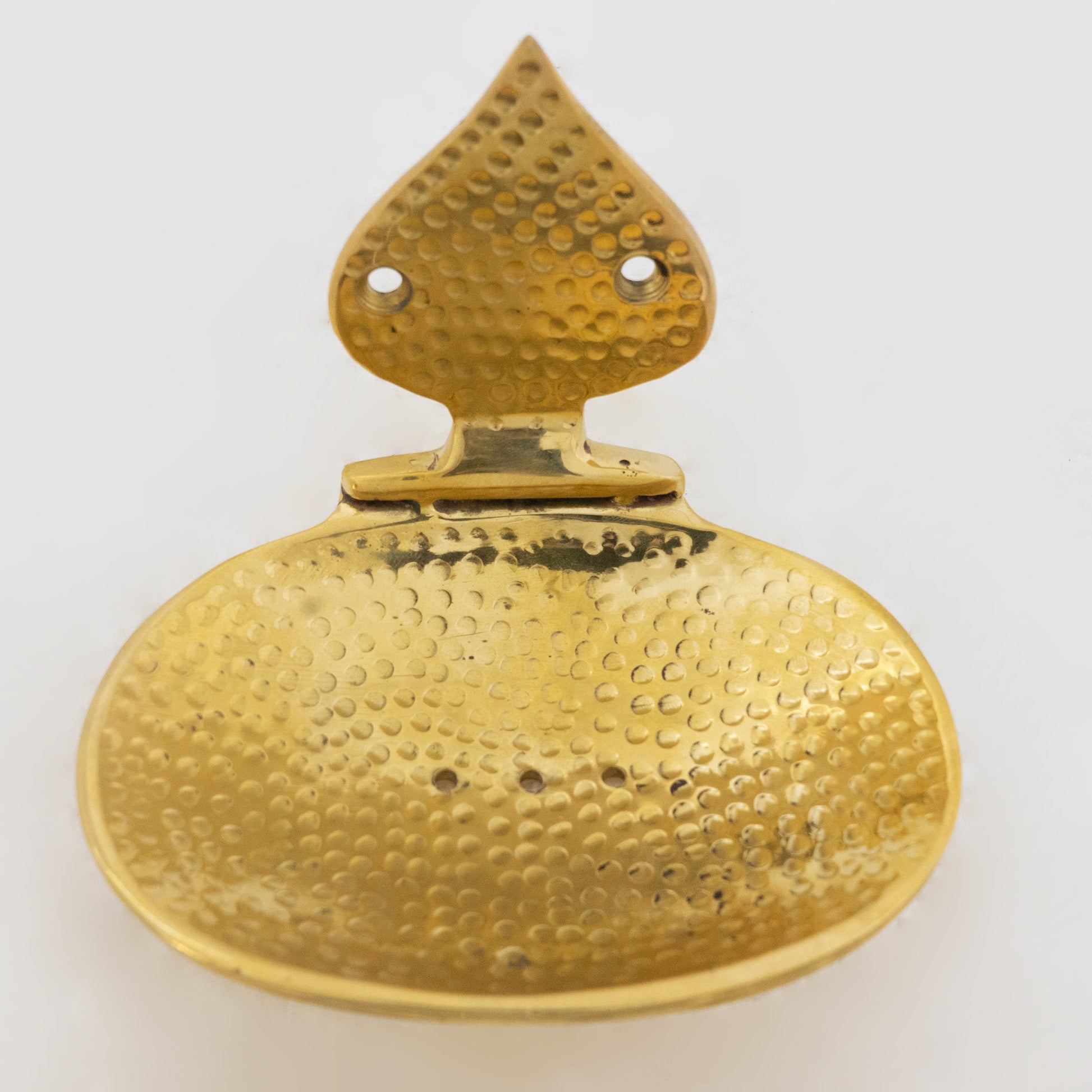 Unlacquered brass Soap Dish, Hammered Brass Soap Holder, Shower Soap Holder