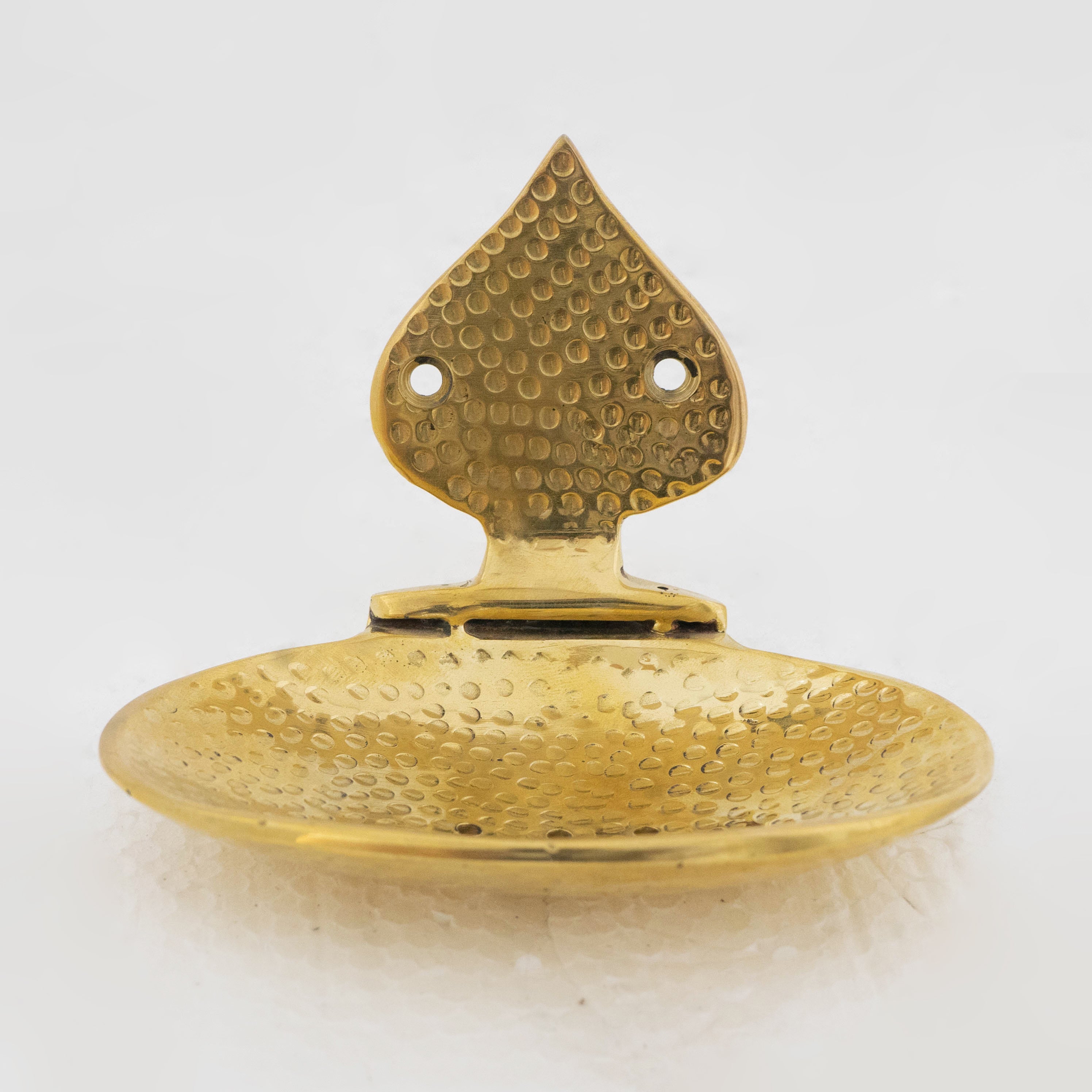 Unlacquered brass Soap Dish, Hammered Brass Soap Holder, Shower Soap Holder