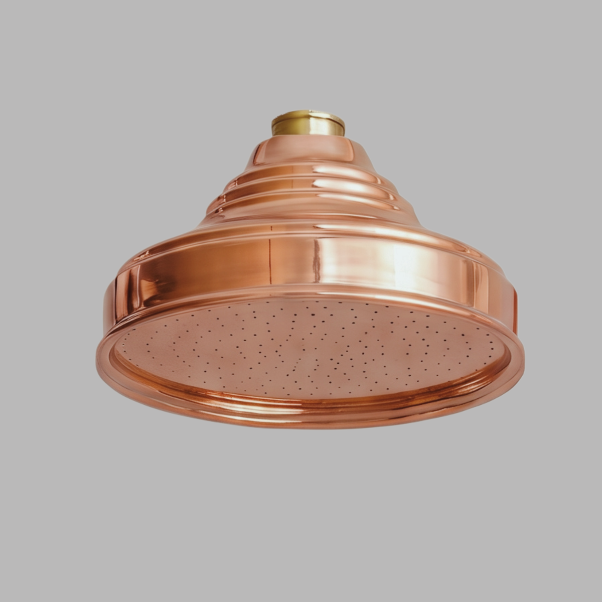 Handcrafted 6" Rain Shower Head, Round Vintage Showerhead for Indoor and Outdoor