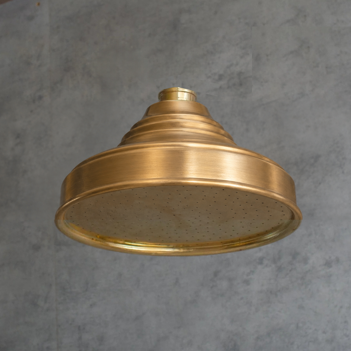 Handcrafted 6" Rain Shower Head, Round Vintage Showerhead for Indoor and Outdoor