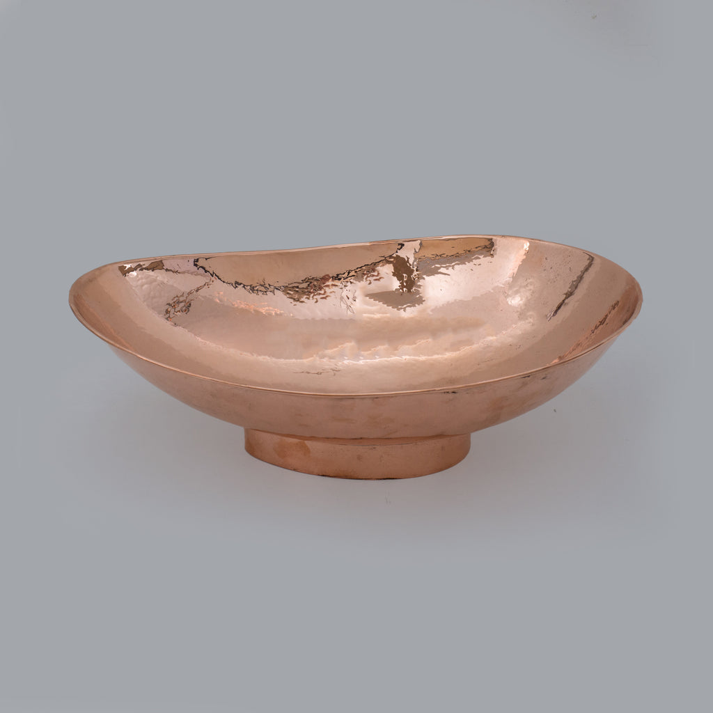 Handcrafted Solid Copper Vessel Sink, Vanity Top Mount Sink, Bathroom Copper Basin, Freestanding Sink Copper