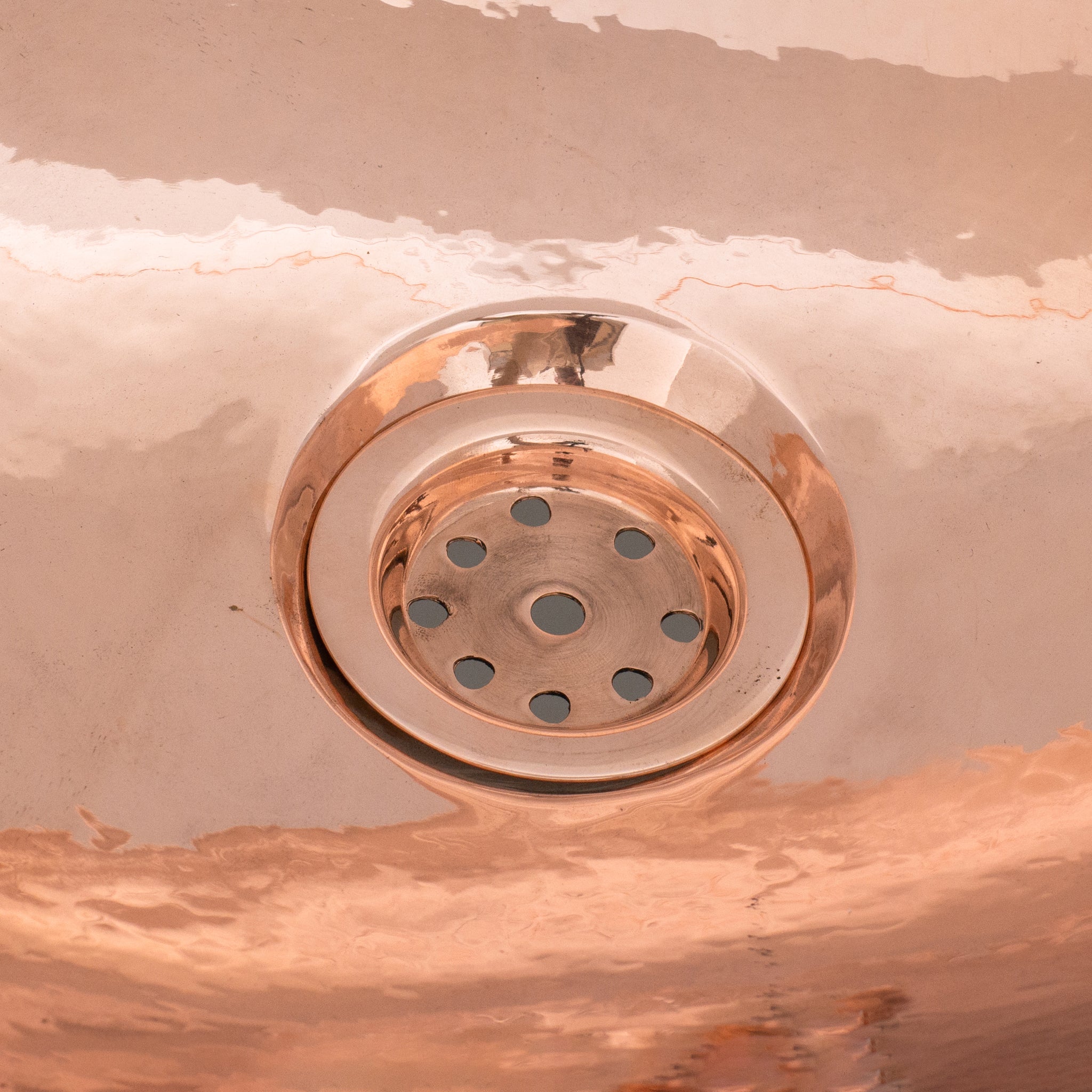 Handcrafted Solid Copper Vessel Sink, Vanity Top Mount Sink, Bathroom Copper Basin, Freestanding Sink Copper