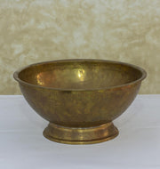 Handcrafted Aged Brass Vessel Sink, Countertop Bowl Sink, Antique Washbasin