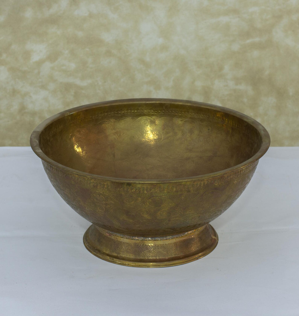 Handcrafted Aged Brass Vessel Sink, Countertop Bowl Sink, Antique Washbasin