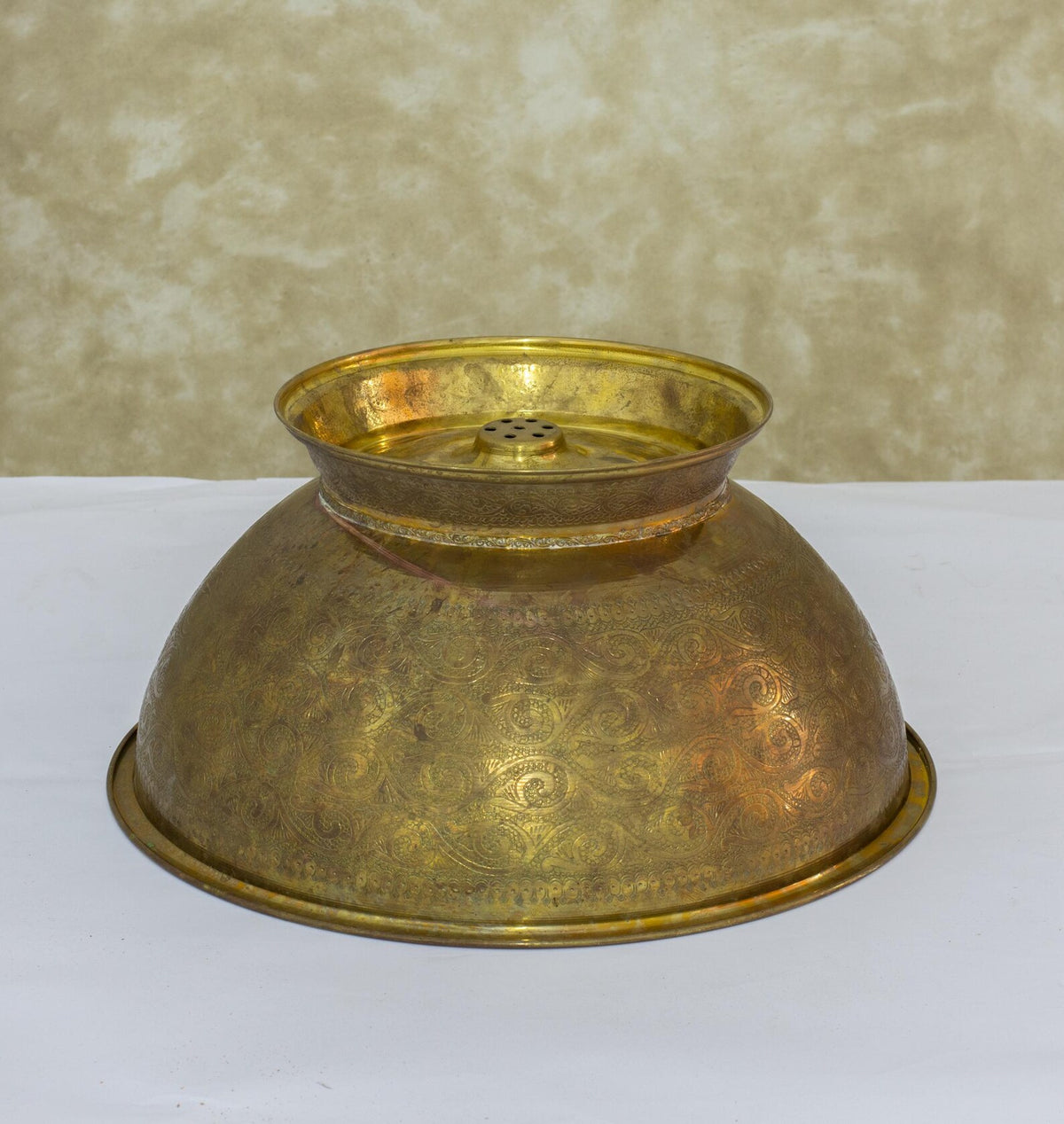 Handcrafted Aged Brass Vessel Sink, Countertop Bowl Sink, Antique Washbasin