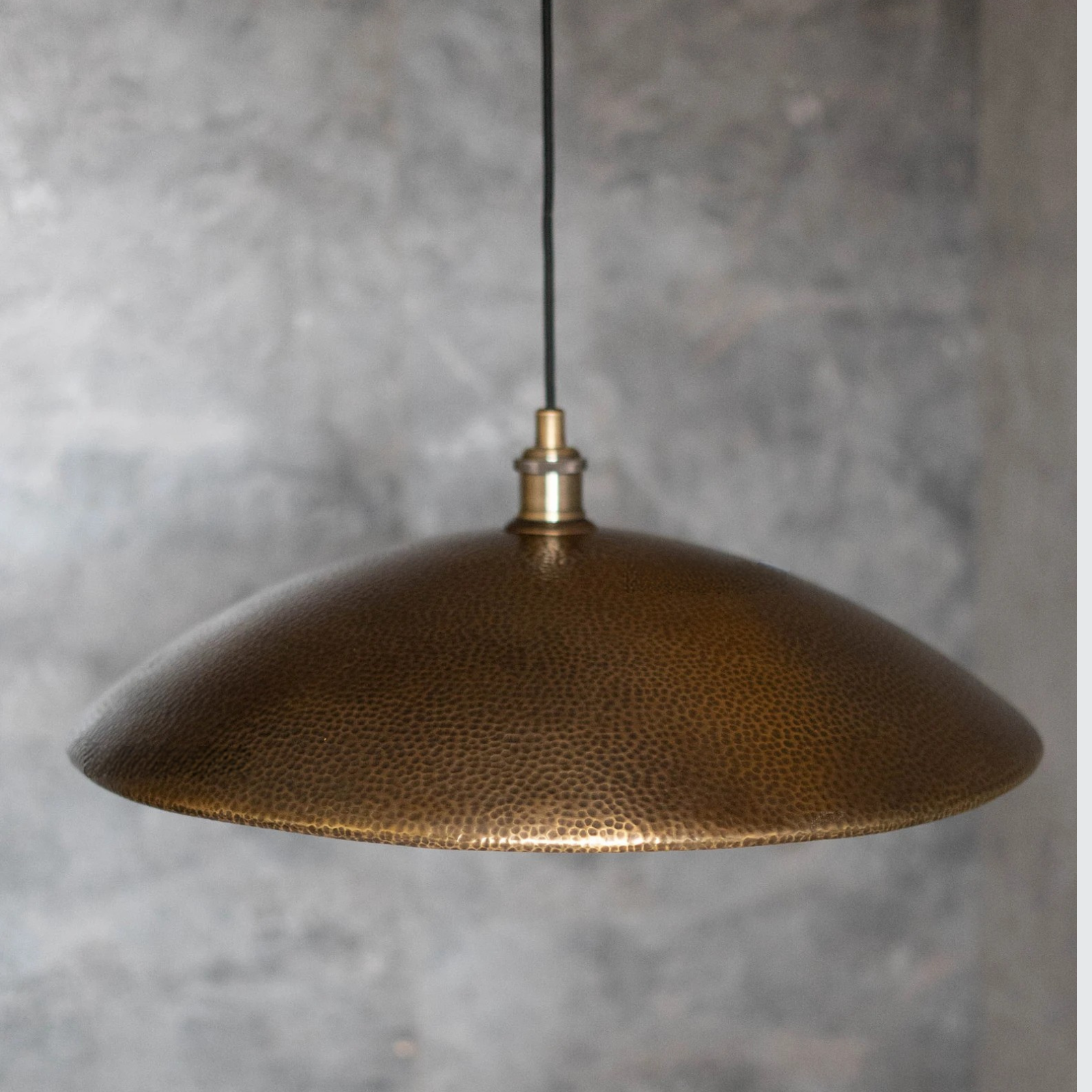 Hammered Pendant Light, Hanging Light Fixture, Brass Ceiling Light