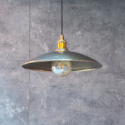 Hammered Pendant Light, Hanging Light Fixture, Brass Ceiling Light, Headhat Plate Light