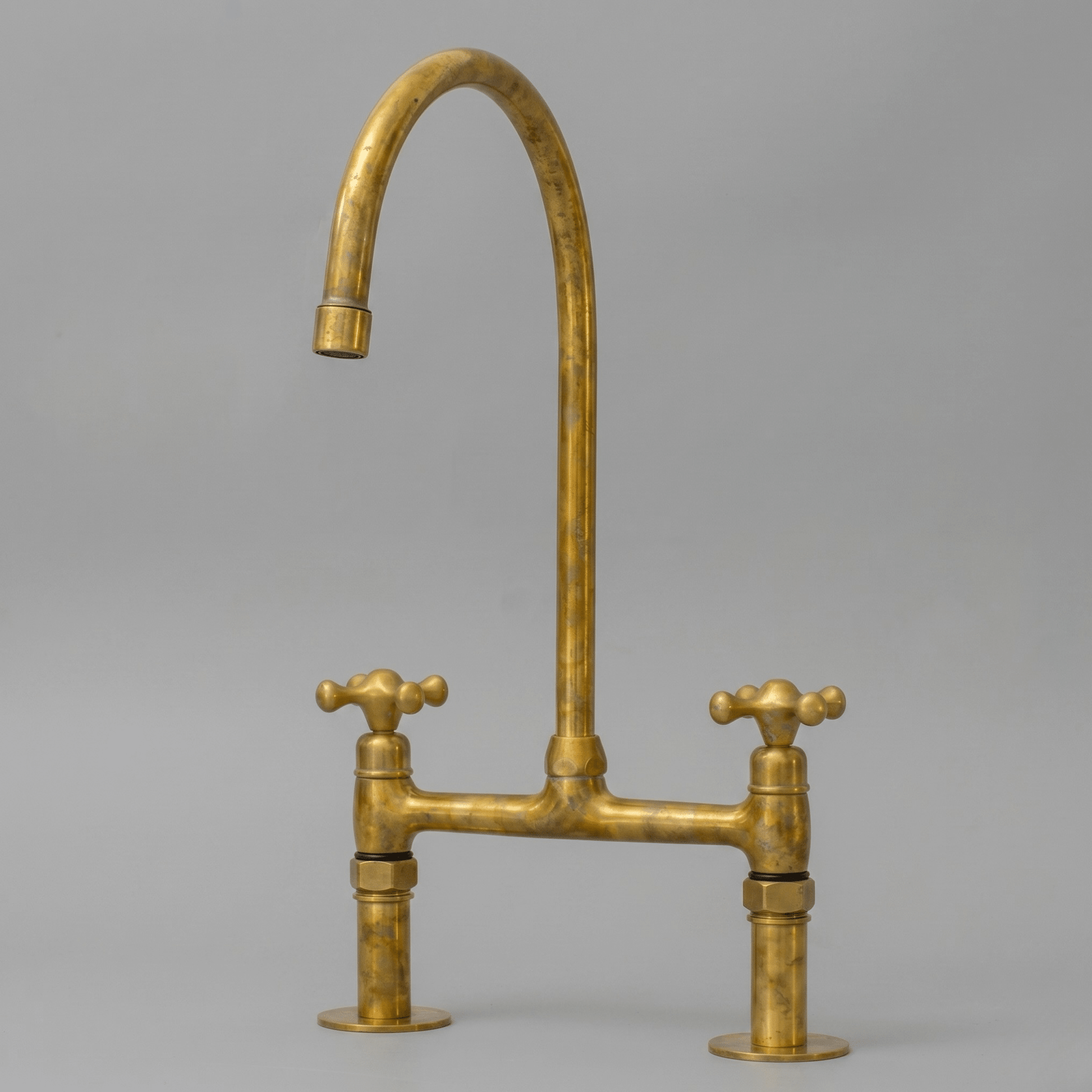 Heritage Living Brass Bridge Faucet | Signature Living Finishes - Insideast