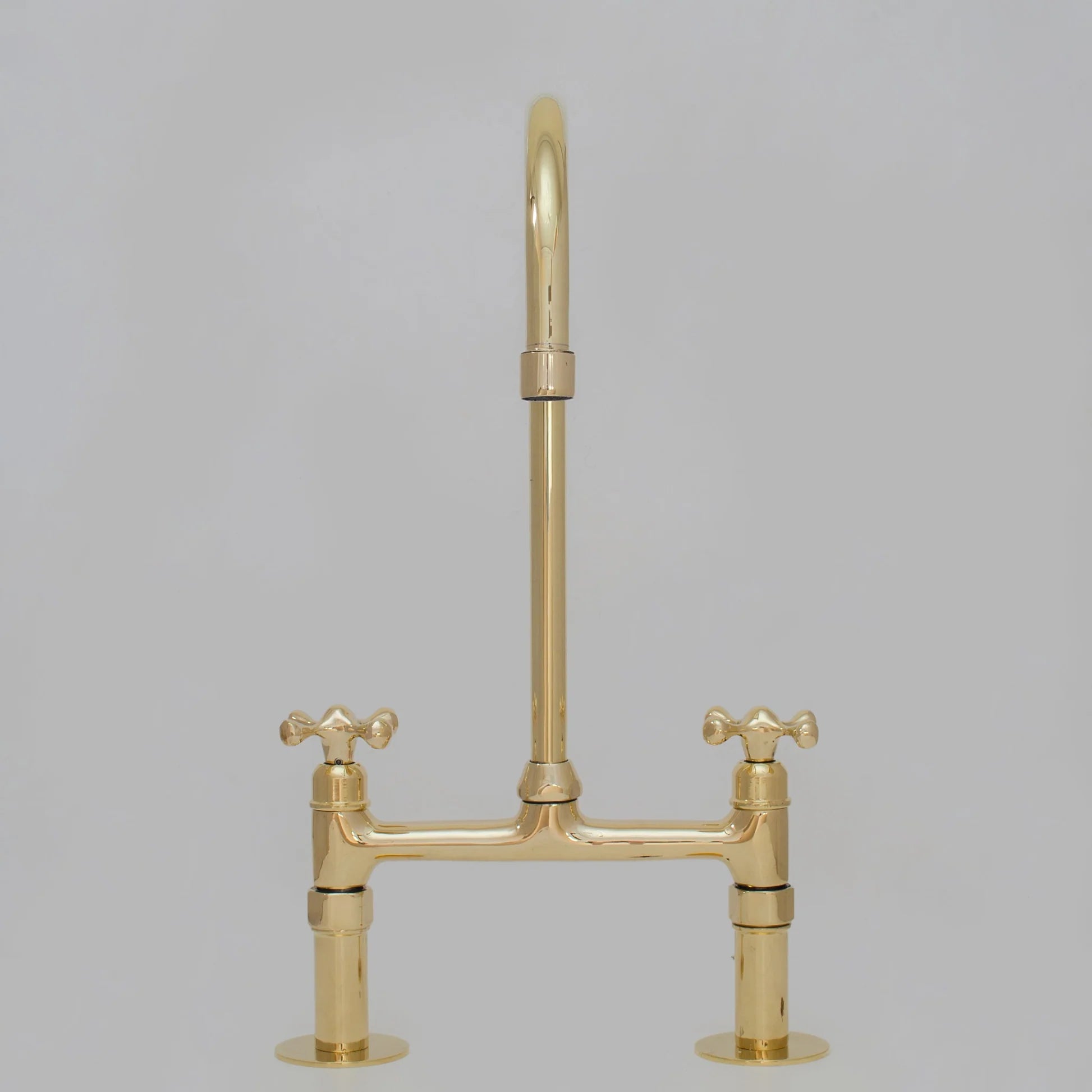 Heritage Living Brass Bridge Faucet | Signature Living Finishes - Insideast