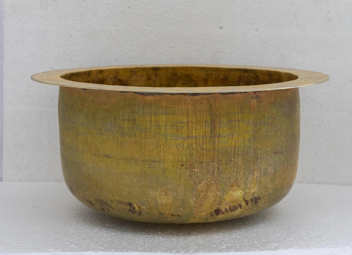 Unlacquered Brass Round Kitchen Bar Sink, Island Undermount Sink