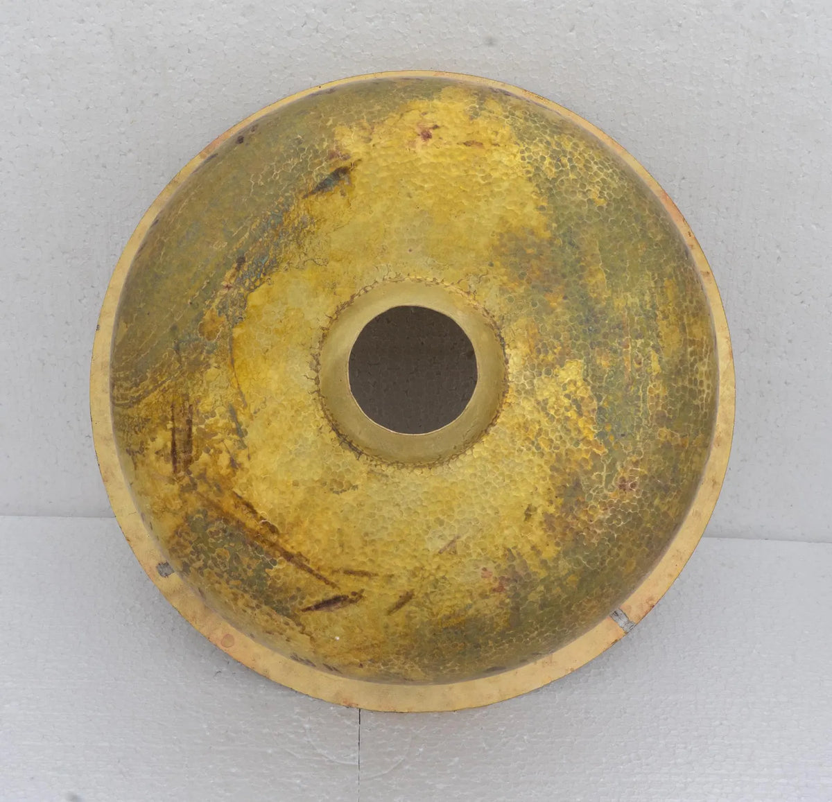 Unlacquered Brass Round Kitchen Bar Sink, Island Undermount Sink