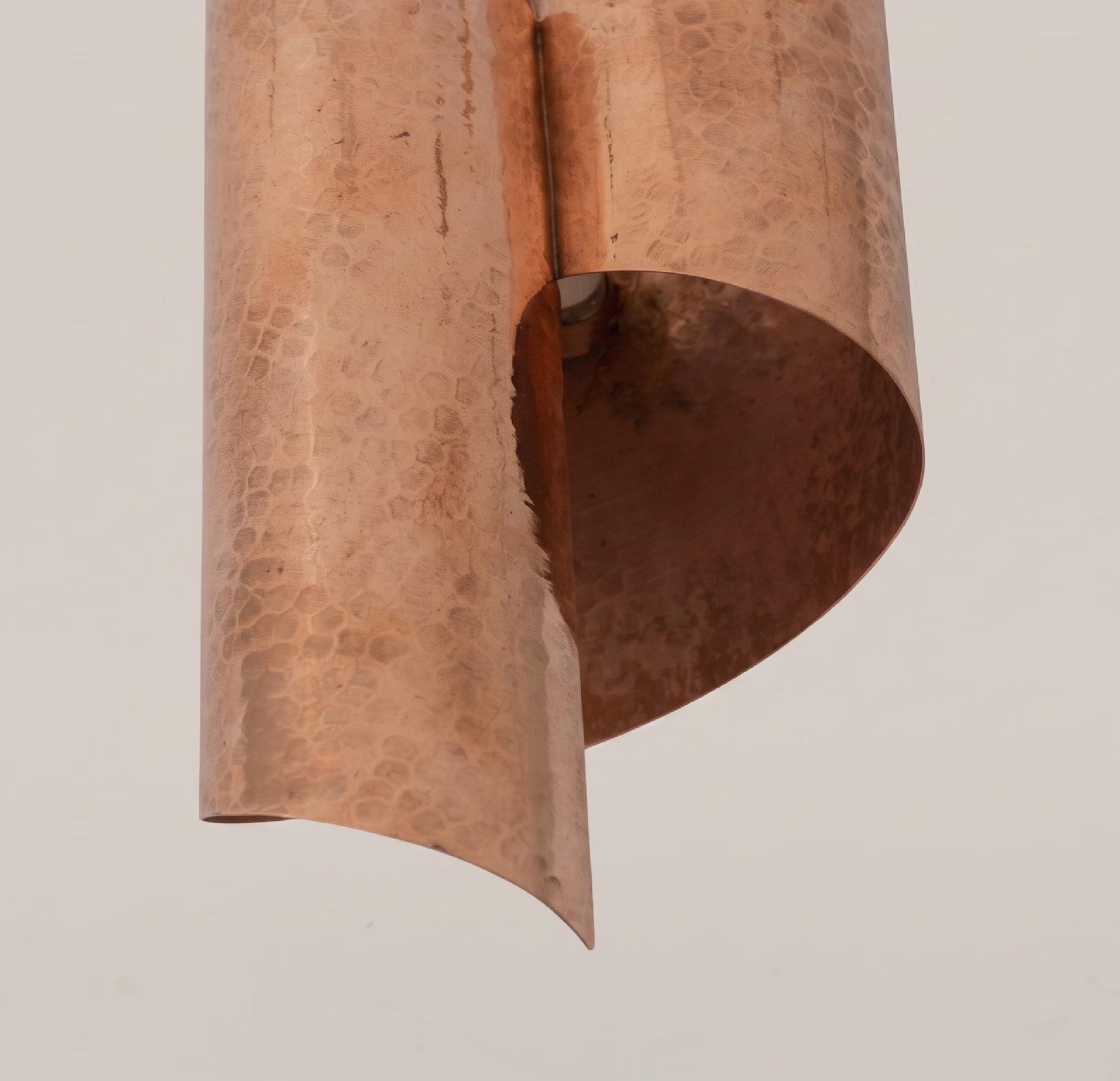 Hammered Copper Wall Sconce, Modern Minimalist Wall Light, Hallway Bathroom Lighting
