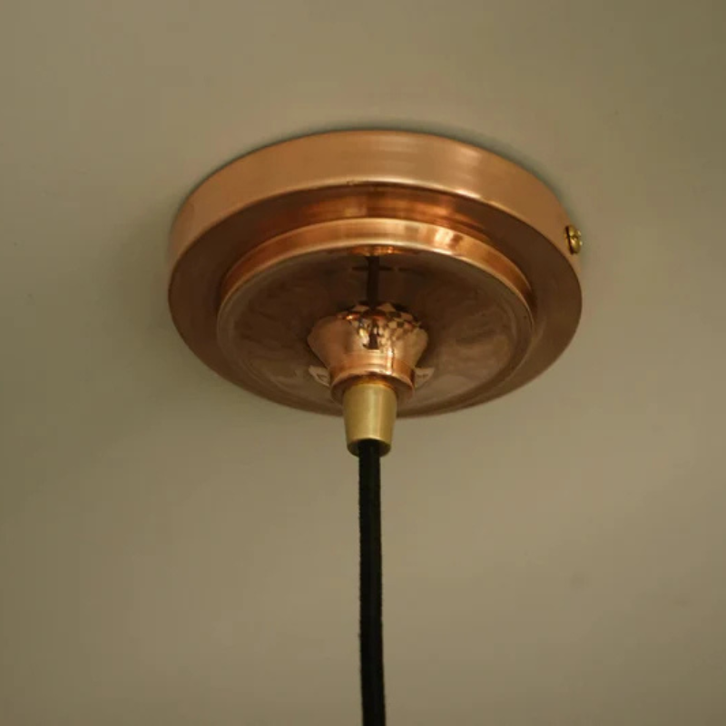 Dome - Oxidized Copper Pendant Light, Kitchen Island