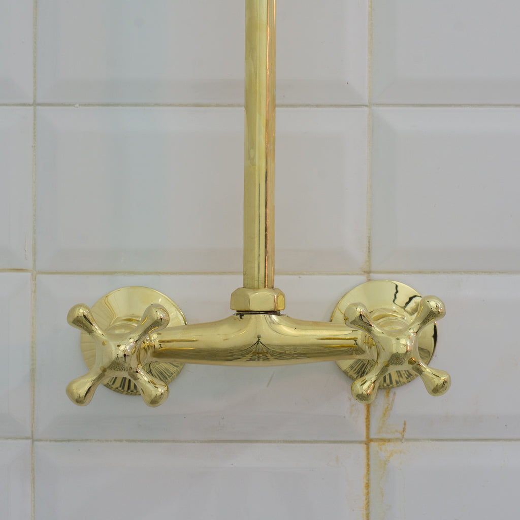 Antique Brass Shower Fixtures – Brass Shower System