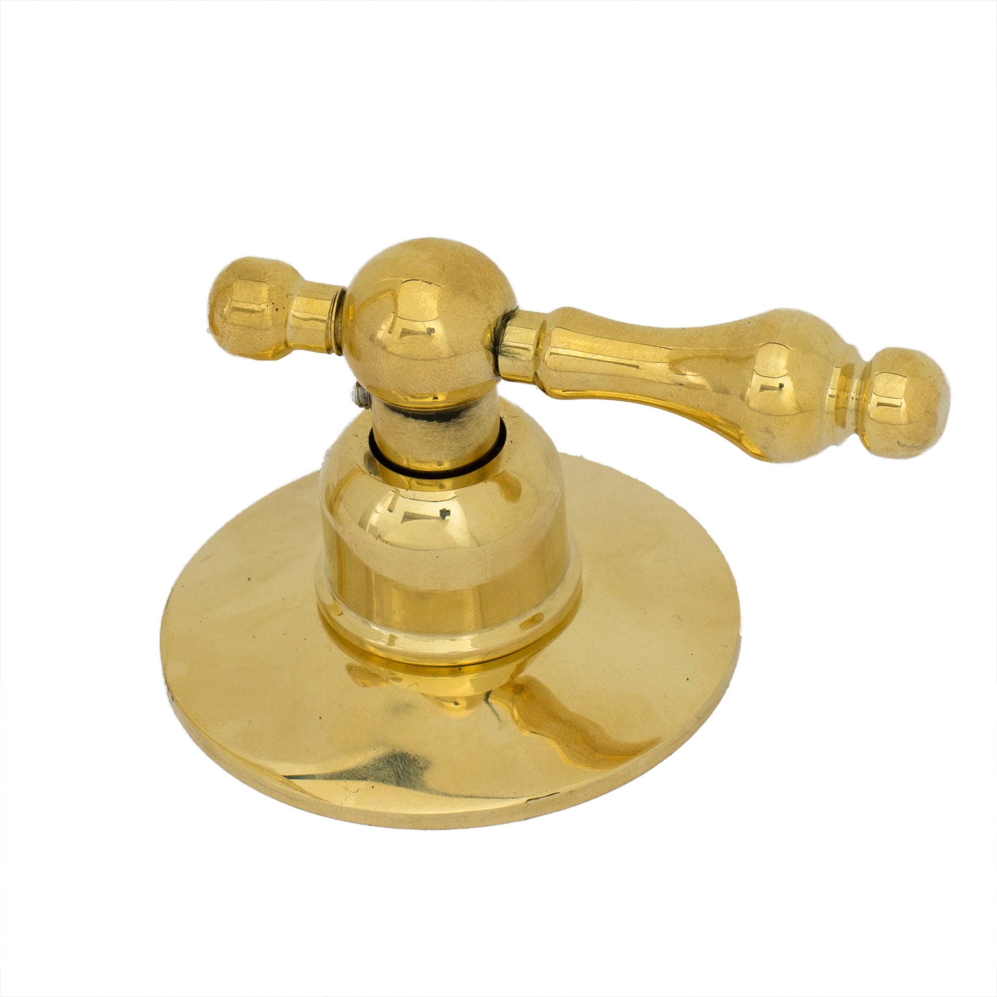 Deck Mounted Unlacquered Brass Faucet, Vanity Sink Faucet, Antique Brass Bathroom Faucet