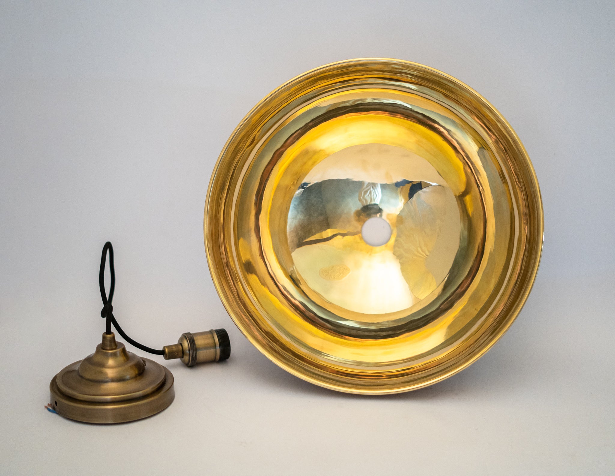 Oil Rubbed Bronze Dome Pendant Light, Bronze Ceiling Dome Lampshade