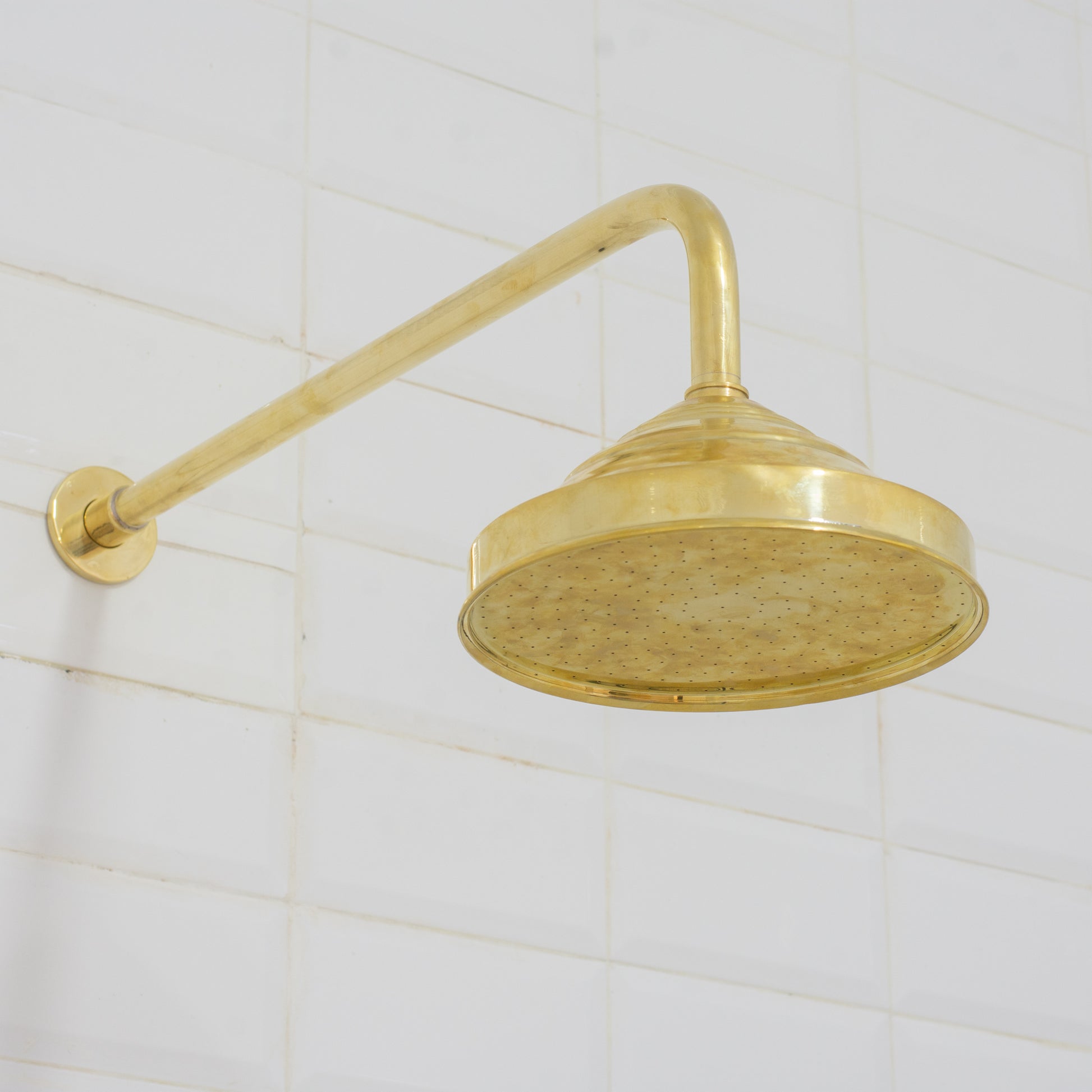 Unlacquered Brass Shower | Rain Shower Set | 3 Options