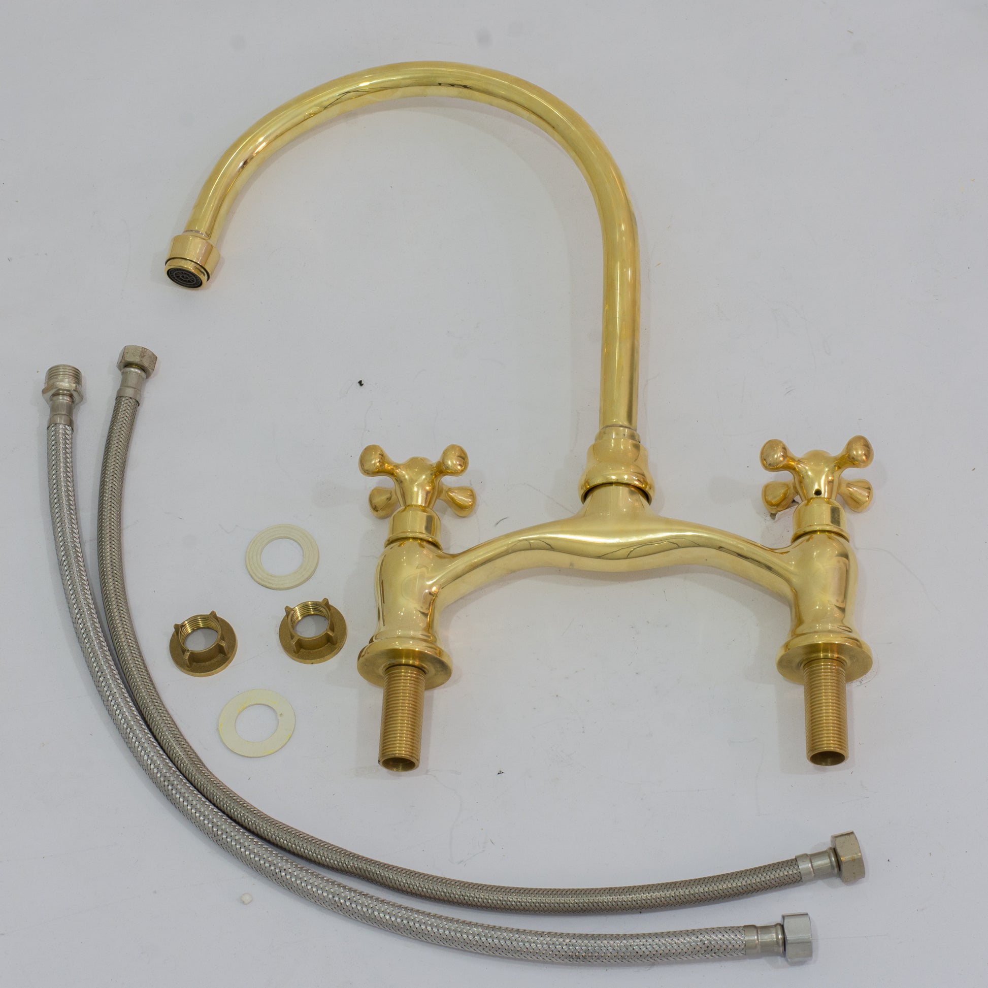 Verdeau - Unlacquered Bridge Kitchen Faucet