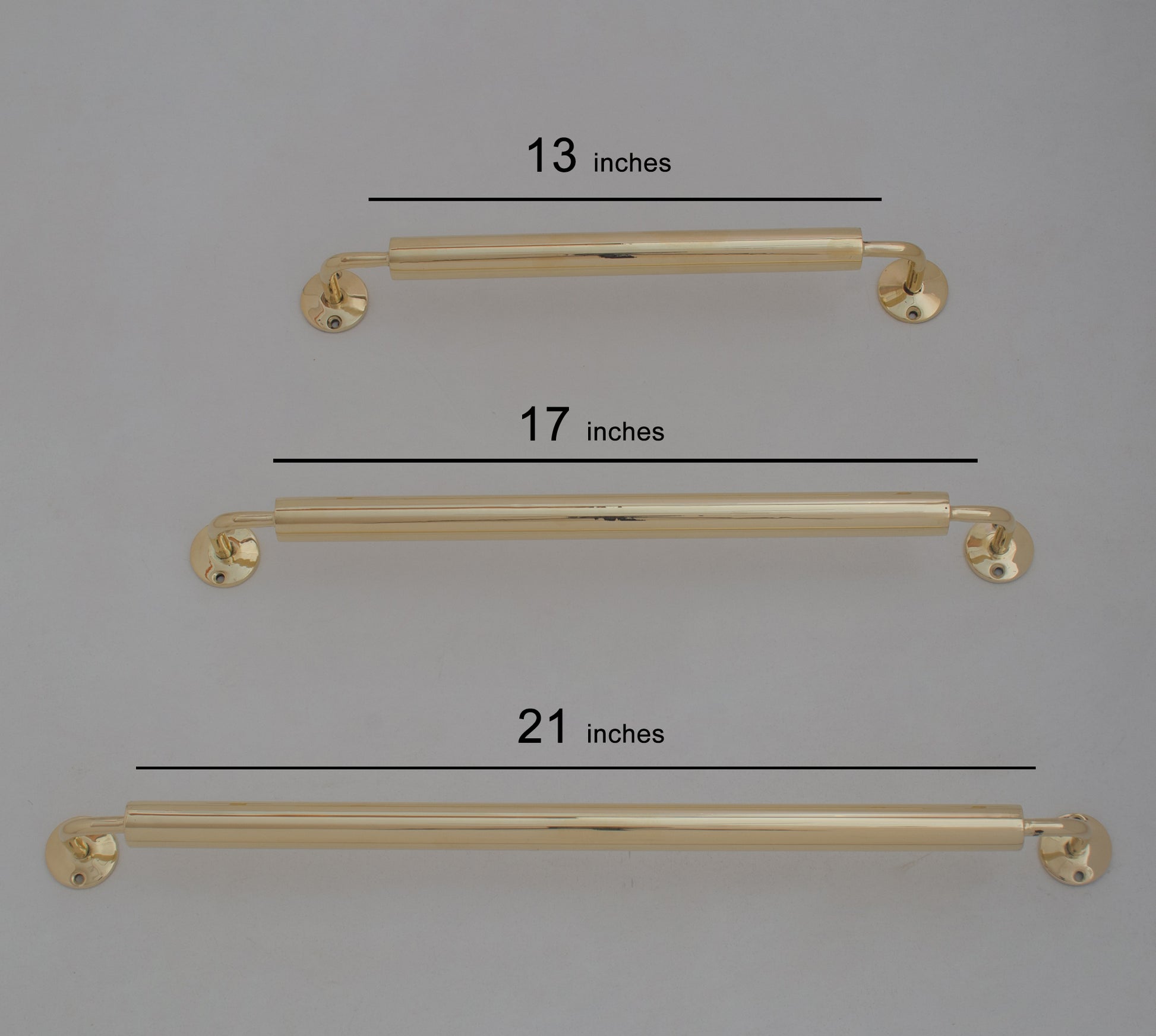 Unlacquered Brass Towel Rail – Bathroom Towel Holder