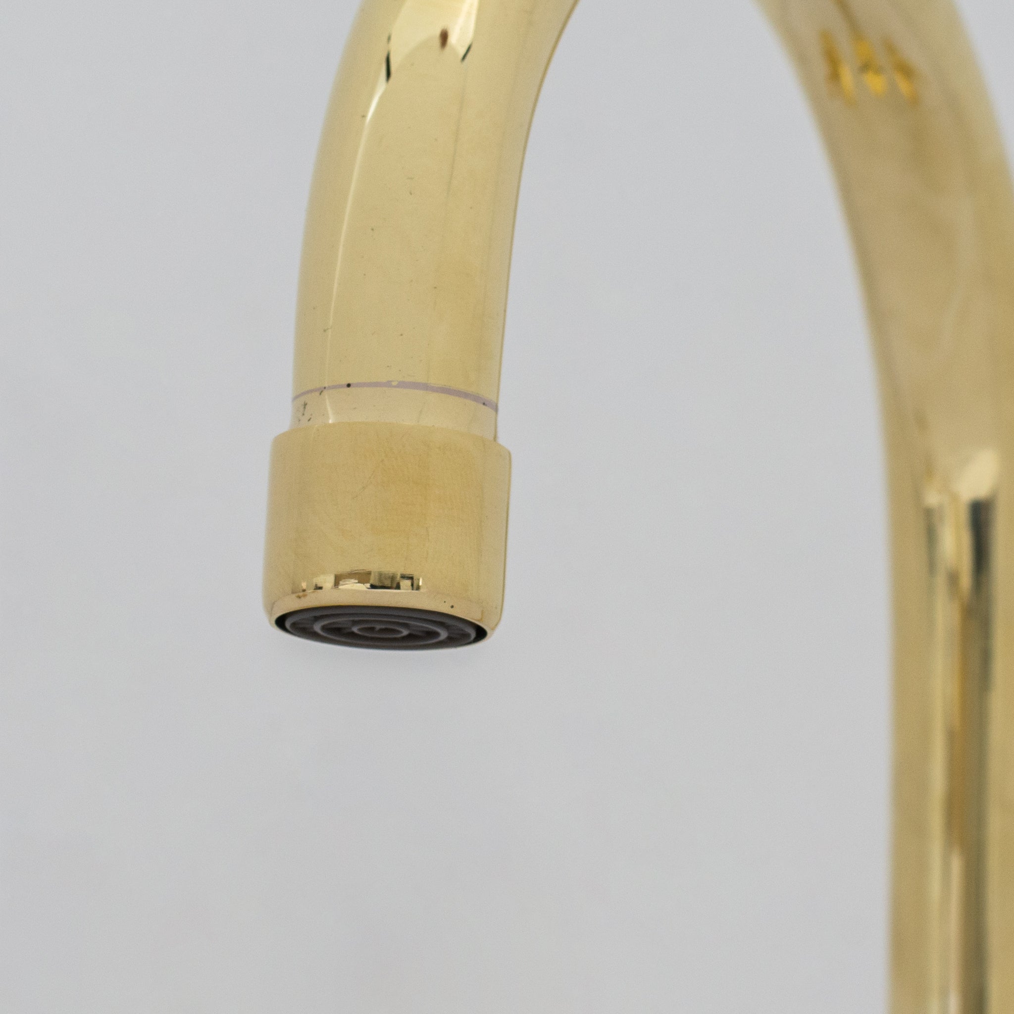 Deck Mounted Unlacquered Brass Faucet, Vanity Sink Faucet, Antique Brass Bathroom Faucet