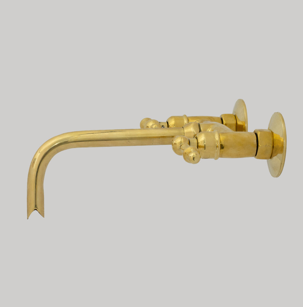 Brass Wall Mount Faucet – Antique Brass Bathroom Faucet