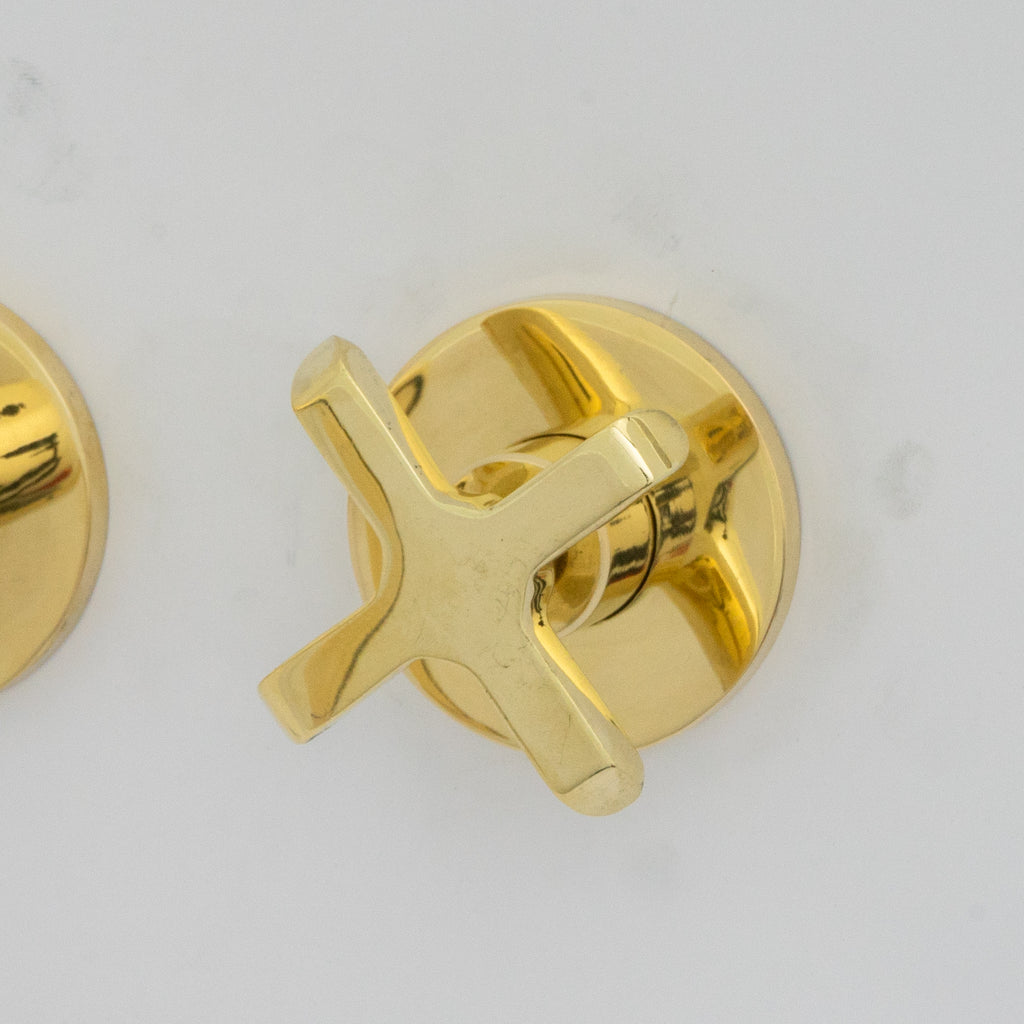 Unlacquered Brass Built-in Faucet | Bathroom Concealed Faucet